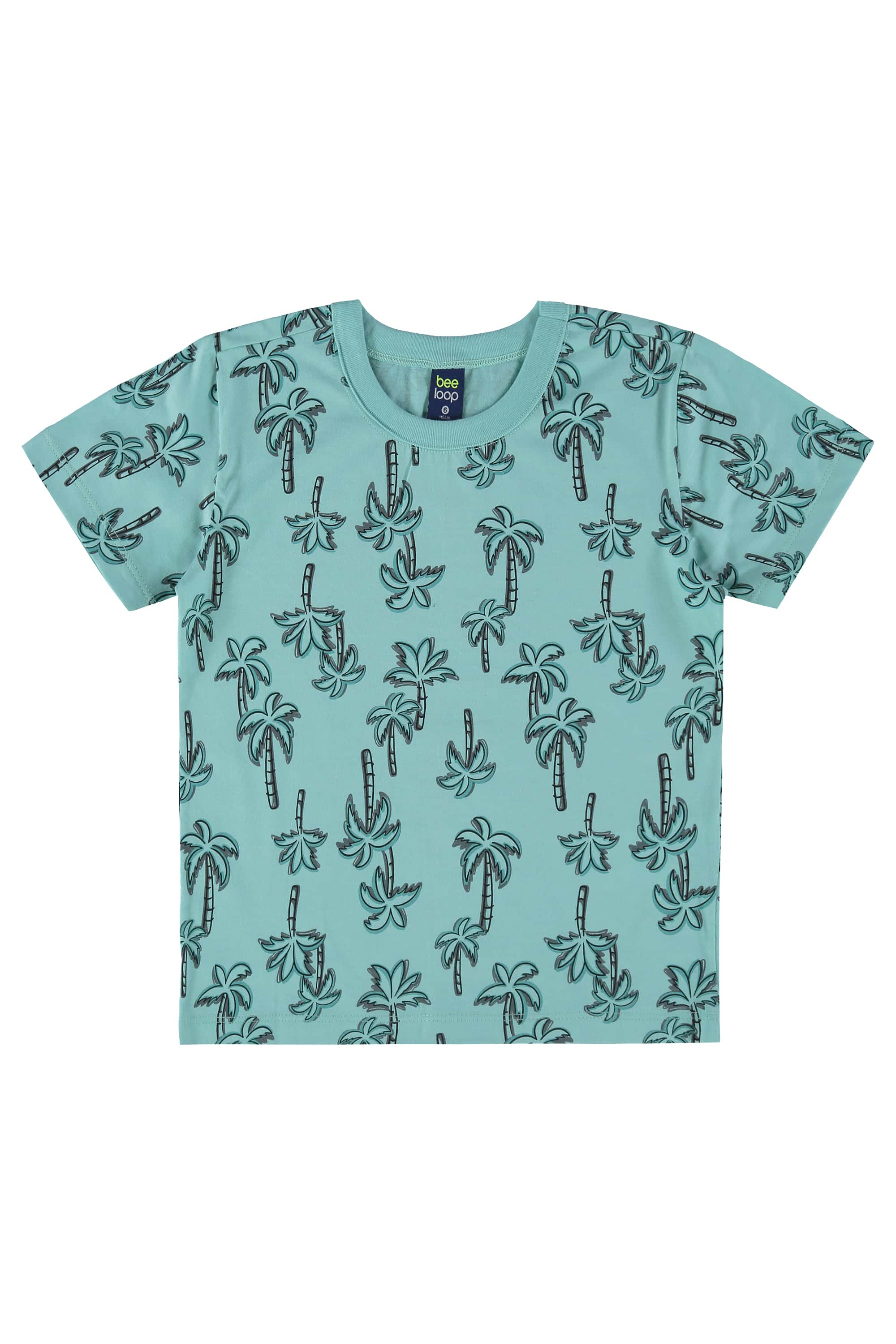 Conjunto com Camiseta e Bermuda para Menino (Verde) Bee Loop - Imagem 10
