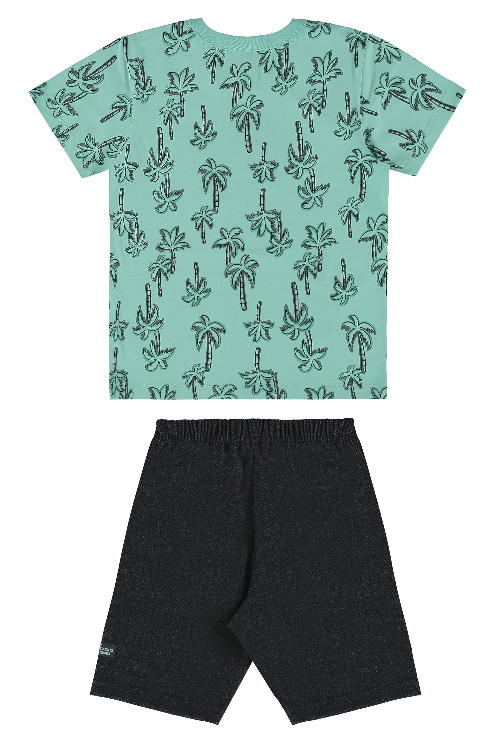 Conjunto com Camiseta e Bermuda para Menino (Verde) Bee Loop - Imagem 26