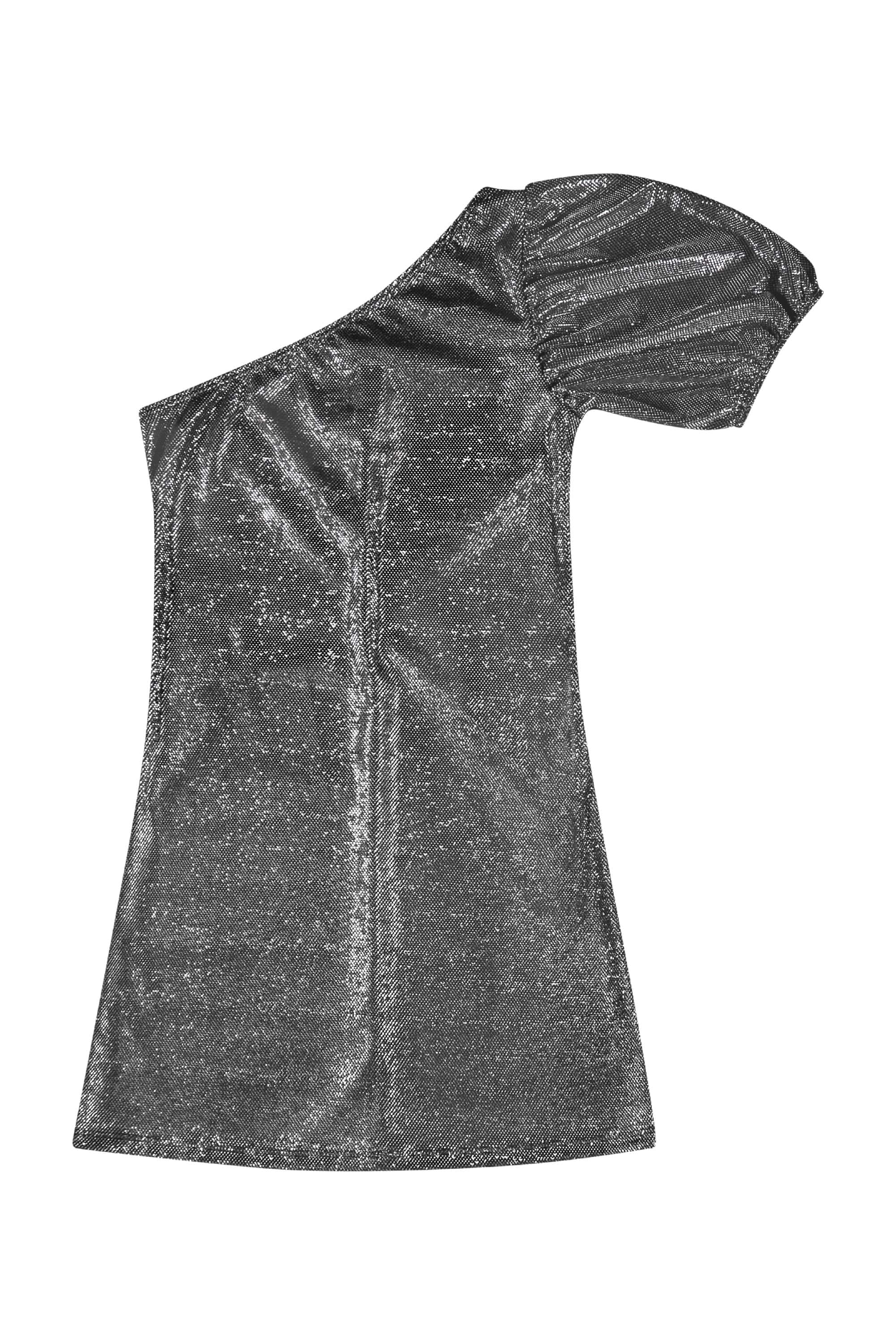 Vestido Juvenil com Brilho (Prata) Gloss - Imagem 14