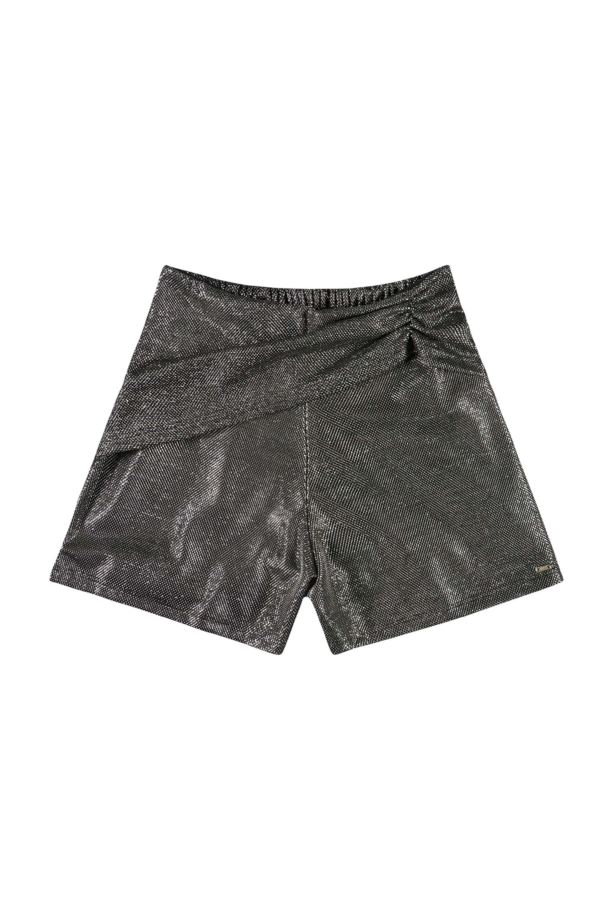 Conjunto com Top e Short Juvenil com Brilho (Prata) Gloss - Imagem 18