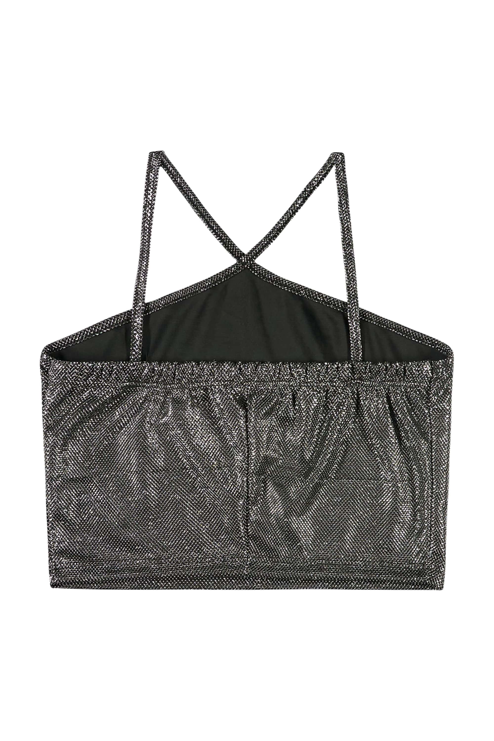 Conjunto com Top e Short Juvenil com Brilho (Prata) Gloss - Imagem 27