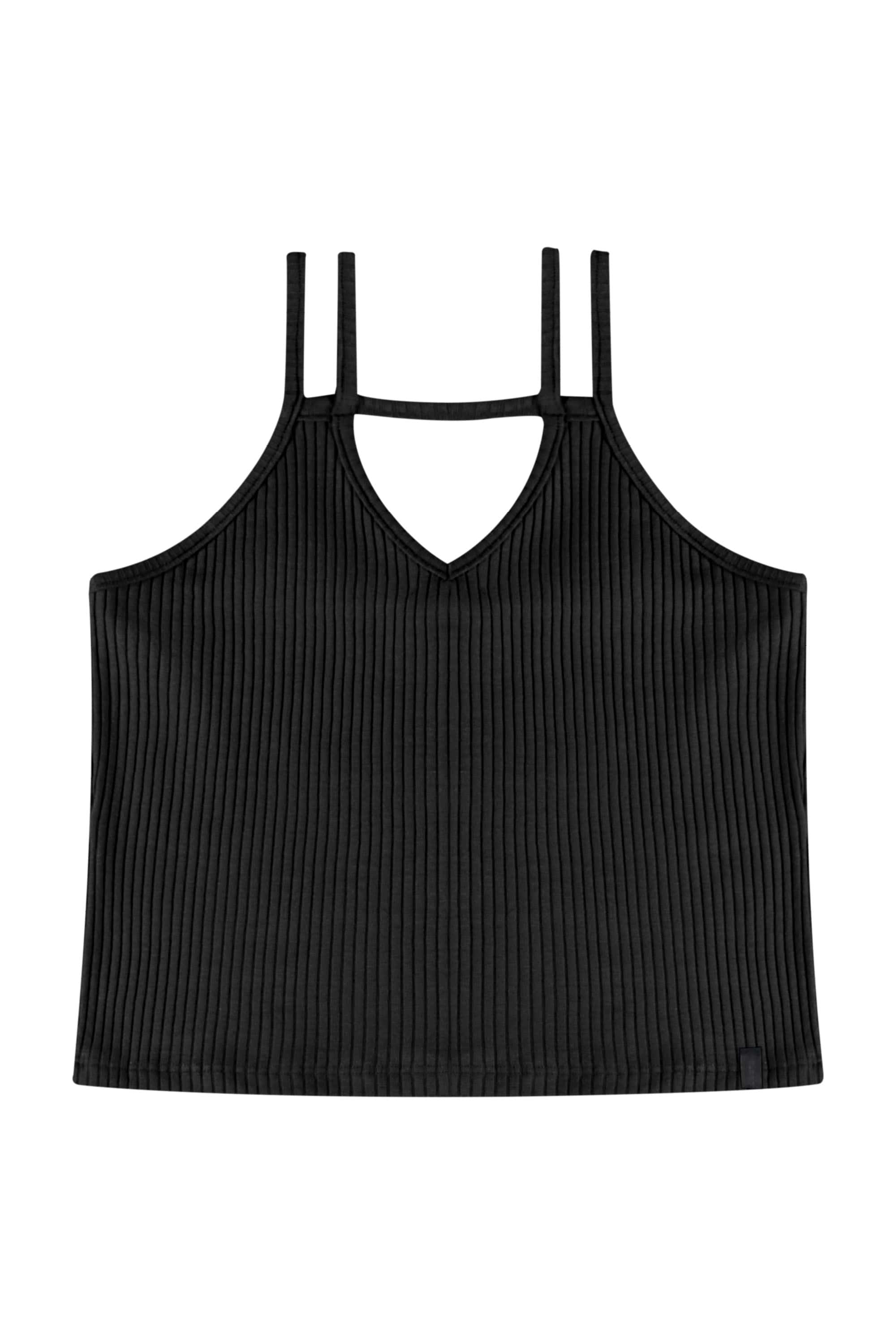 Blusa Juvenil para Menina (Preto) Gloss - Imagem 3