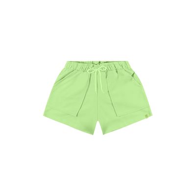 Short Juvenil para Menina (Verde) Gloss