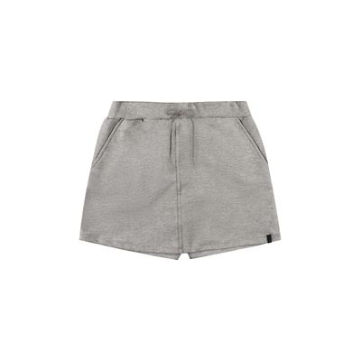 Short-Saia Básico Juvenil (Cinza) Gloss