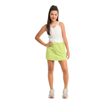 Short-Saia Básico Juvenil (Verde) Gloss
