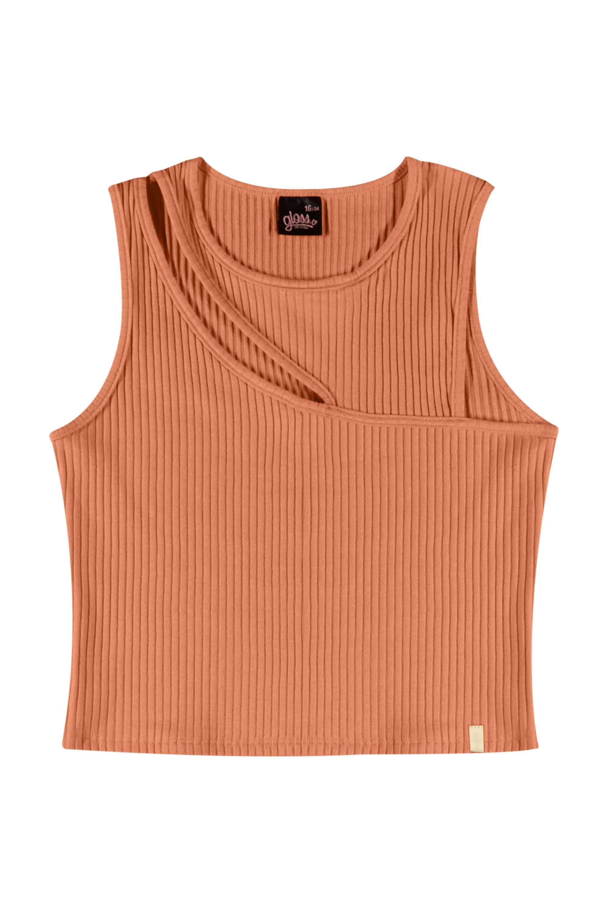 Regata Juvenil para Menina (Laranja) Gloss