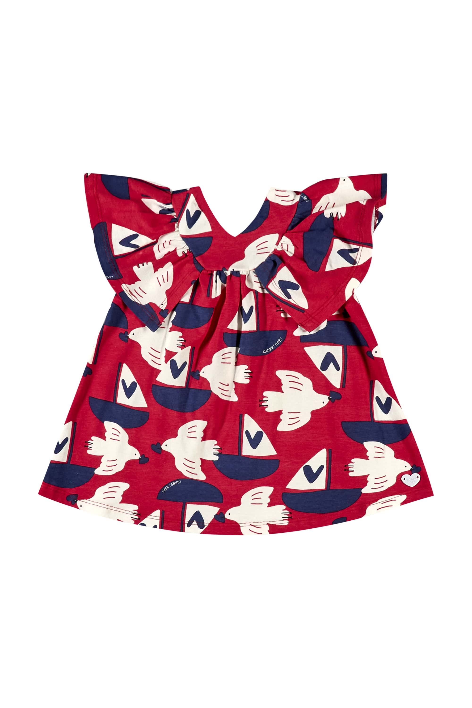 Vestido para Bebê Menina (Vermelho) Quimby