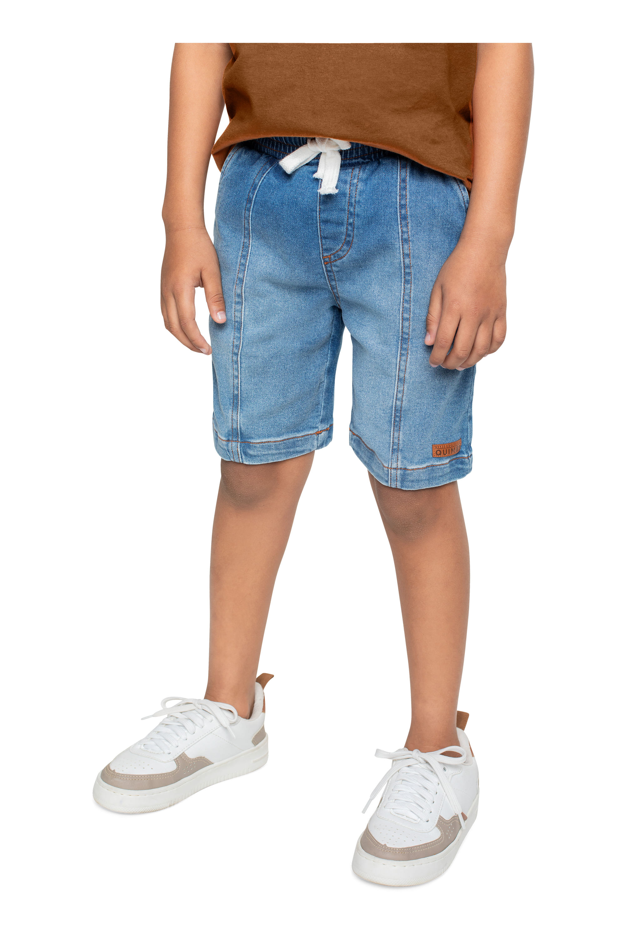 Bermuda Infantil para Menino (Azul) Quimby - Imagem 29