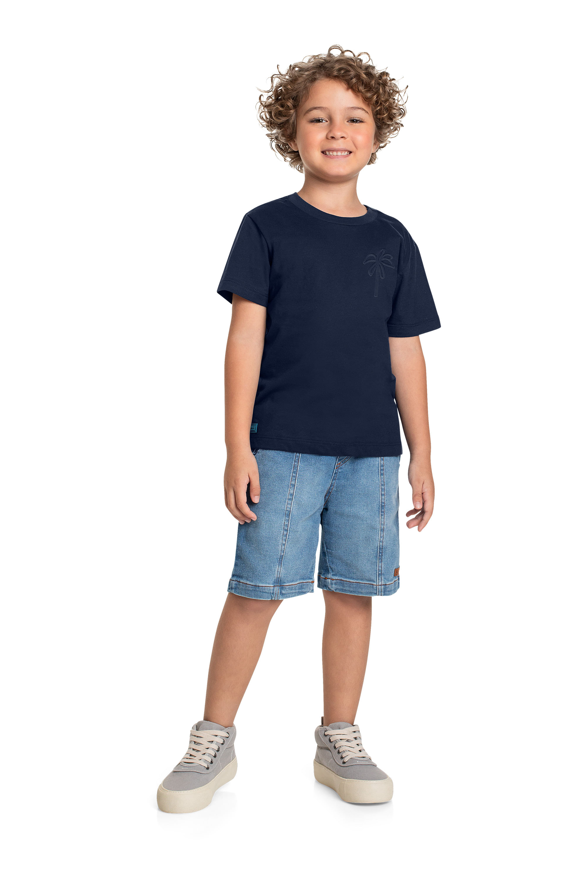 Bermuda Infantil para Menino (Azul) Quimby - Imagem 36