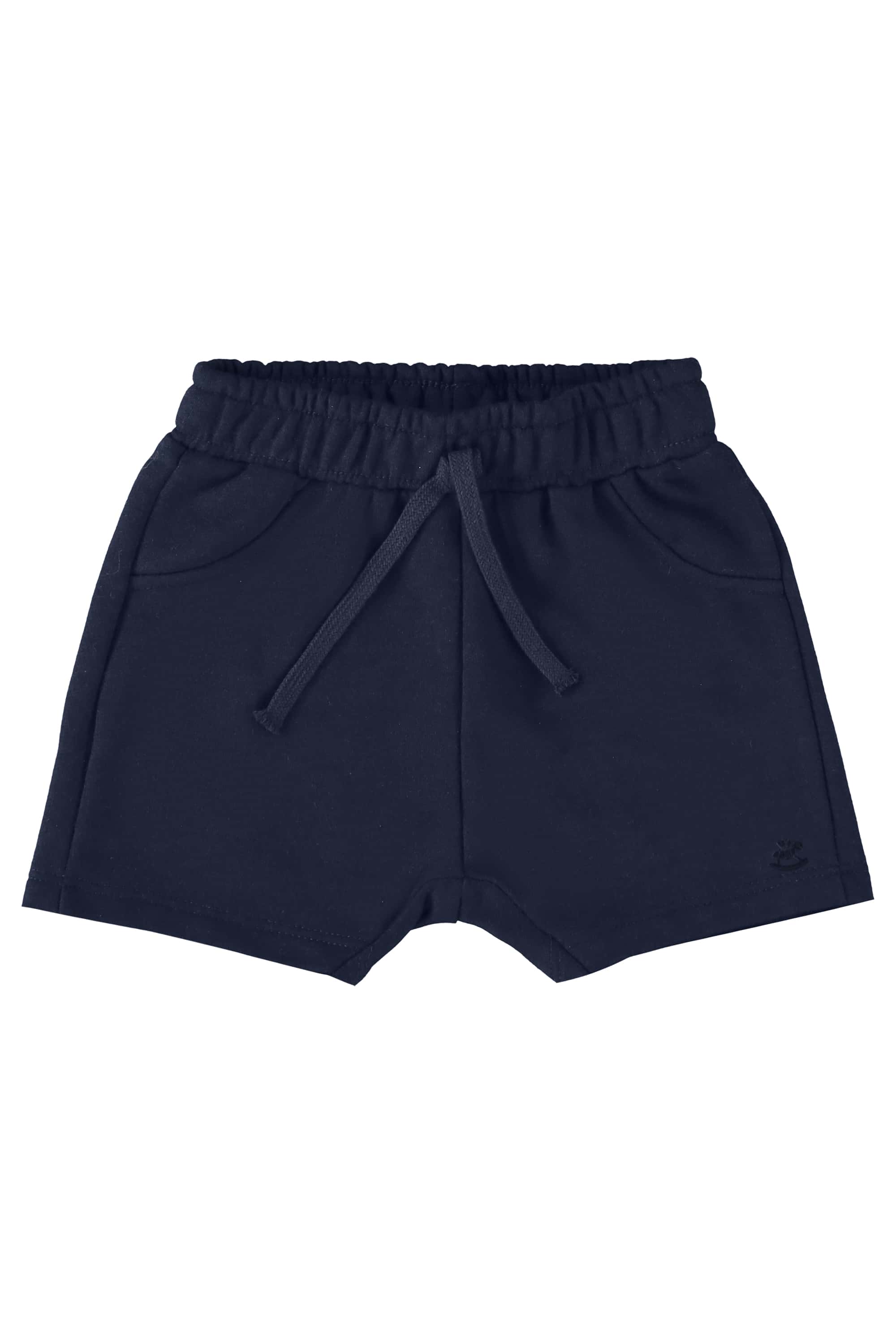 Short Básico para Bebê Menino em Moletom (Azul Marinho) Up Baby