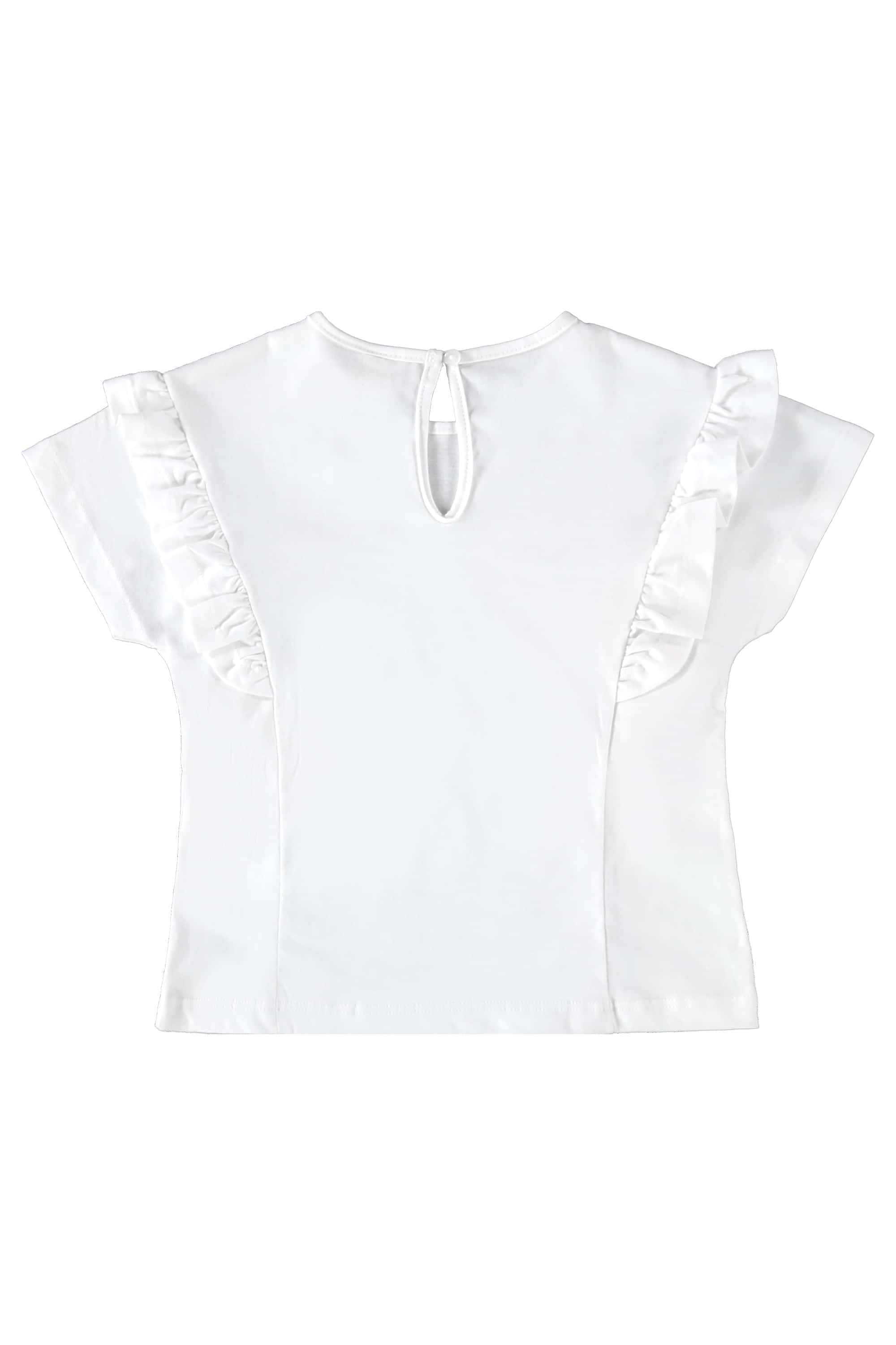 Blusa Infantil Básica em Meia Malha (Branco) Up Baby - Imagem 8