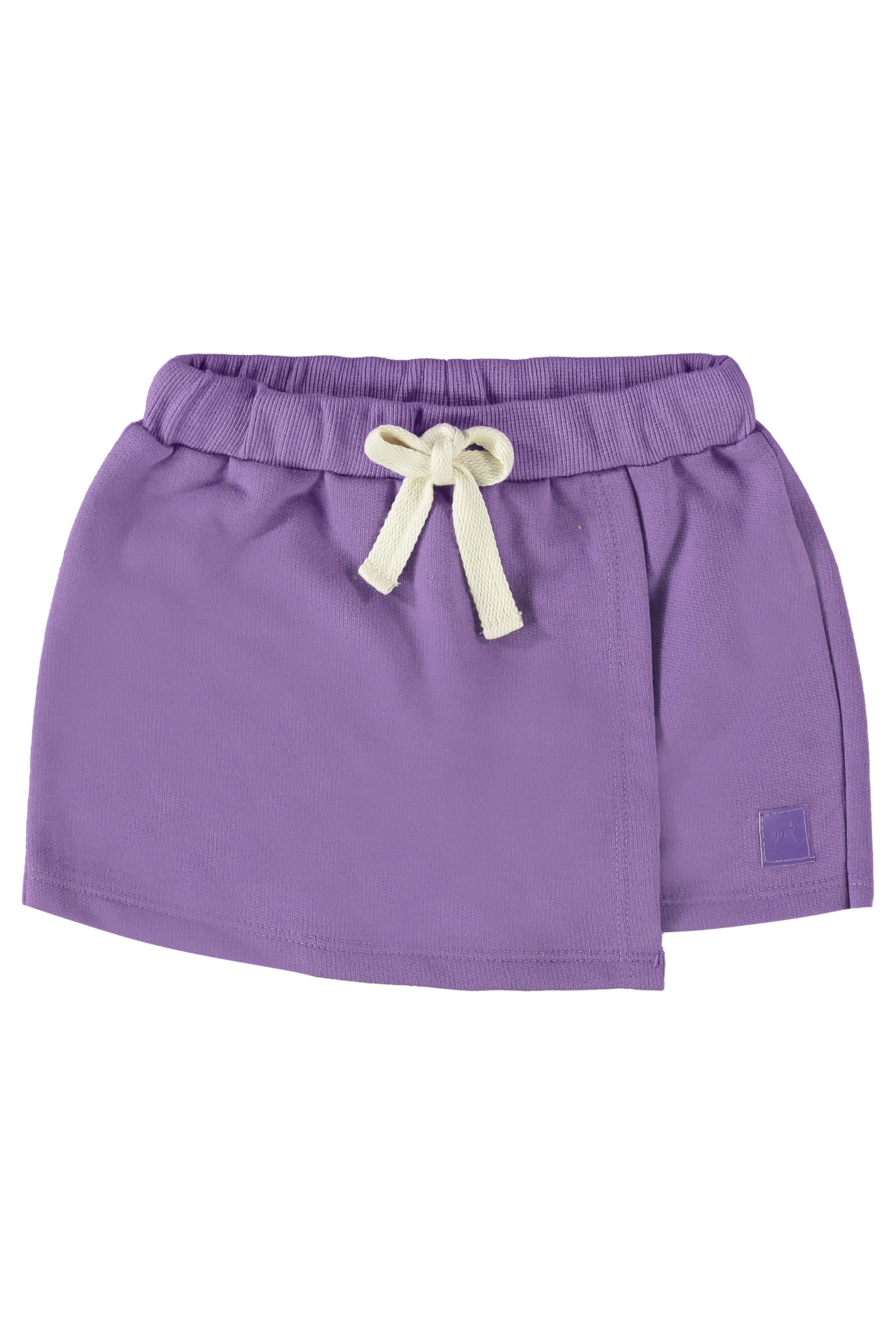 Short-Saia Básico Infantil em Moletom (Roxo) Up Baby