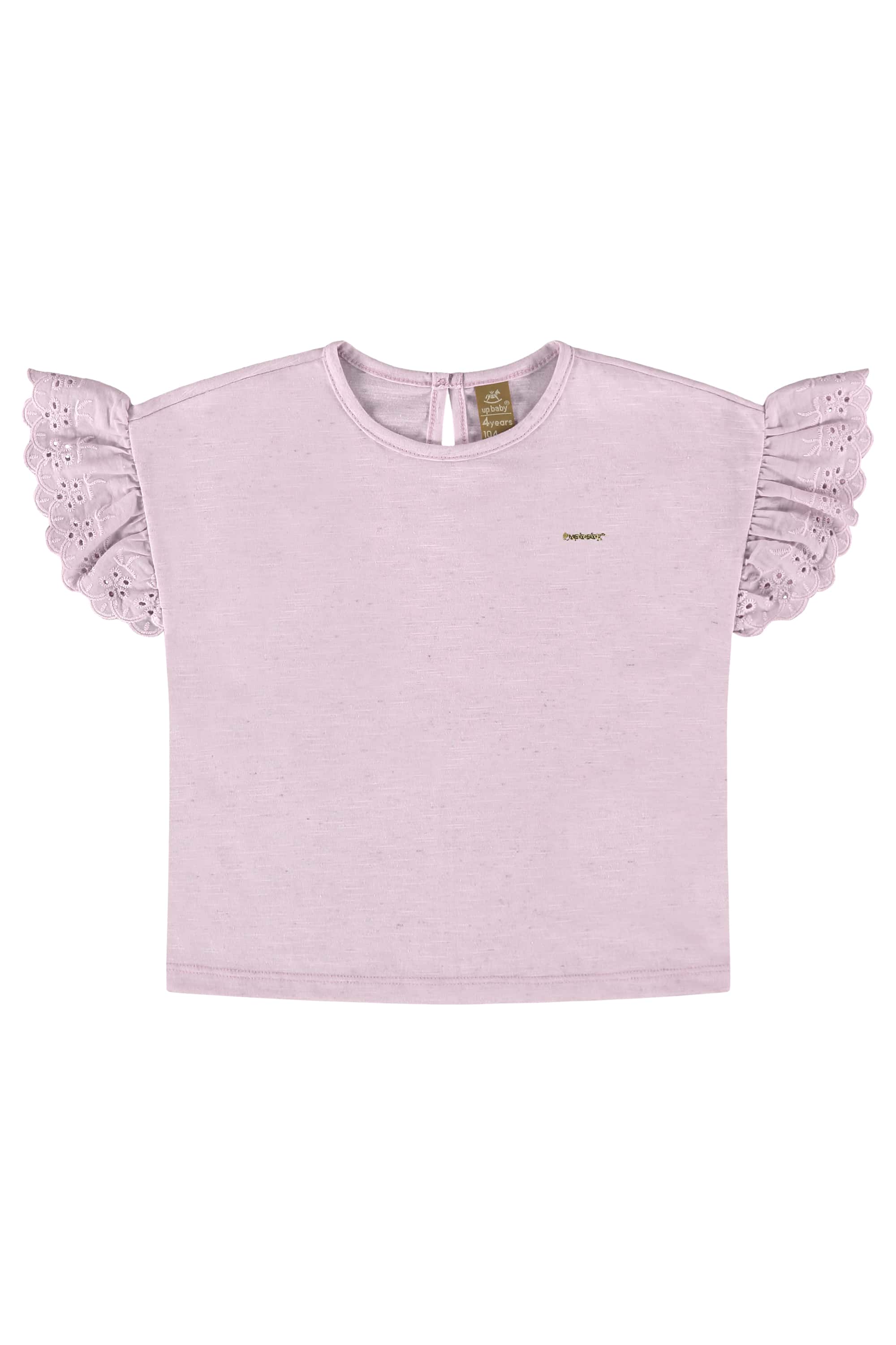 Blusa Infantil em Meia Malha Flamê (Roxo) Up Baby