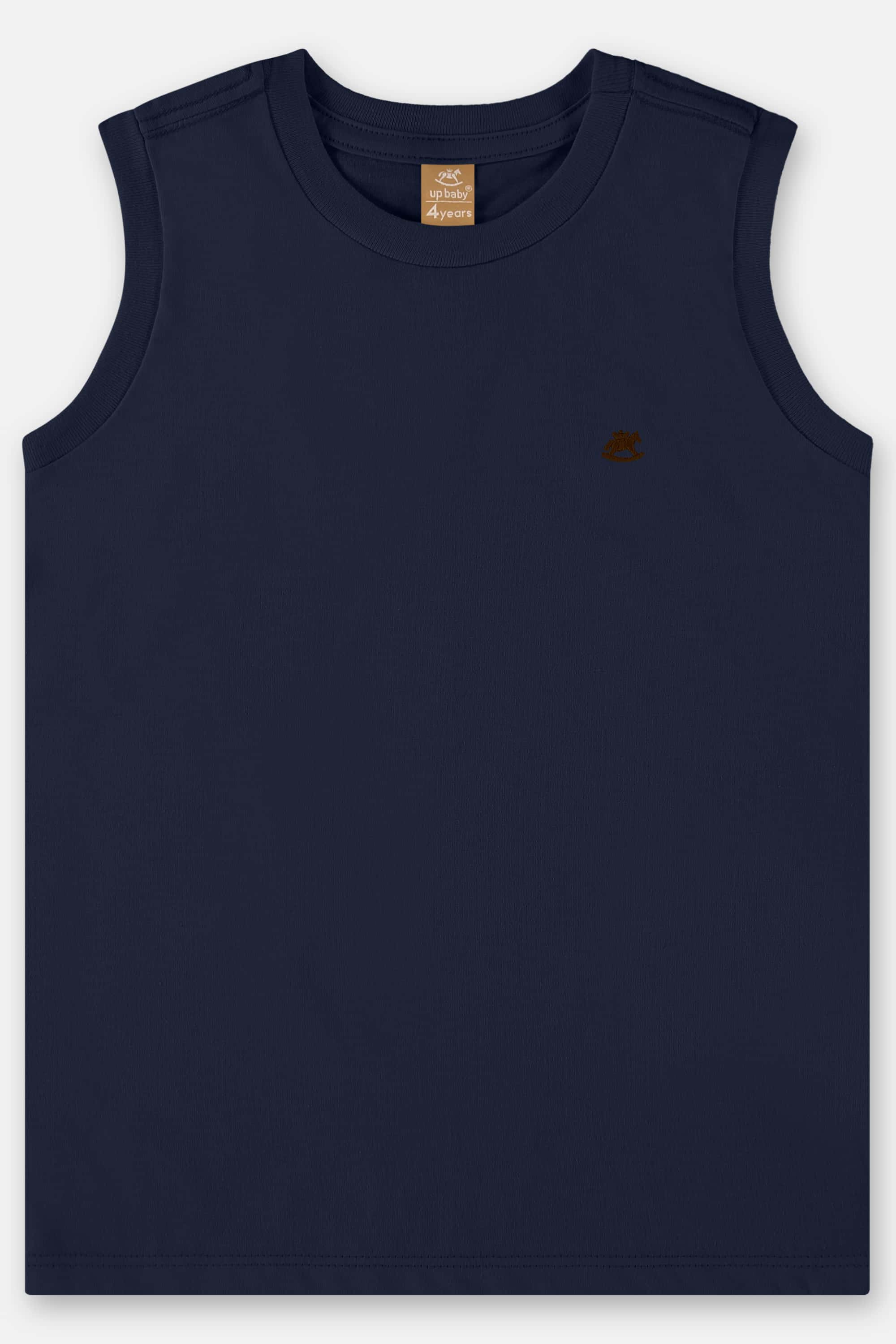 Regata Infantil Básica para Meninos (Azul Marinho) Up Baby
