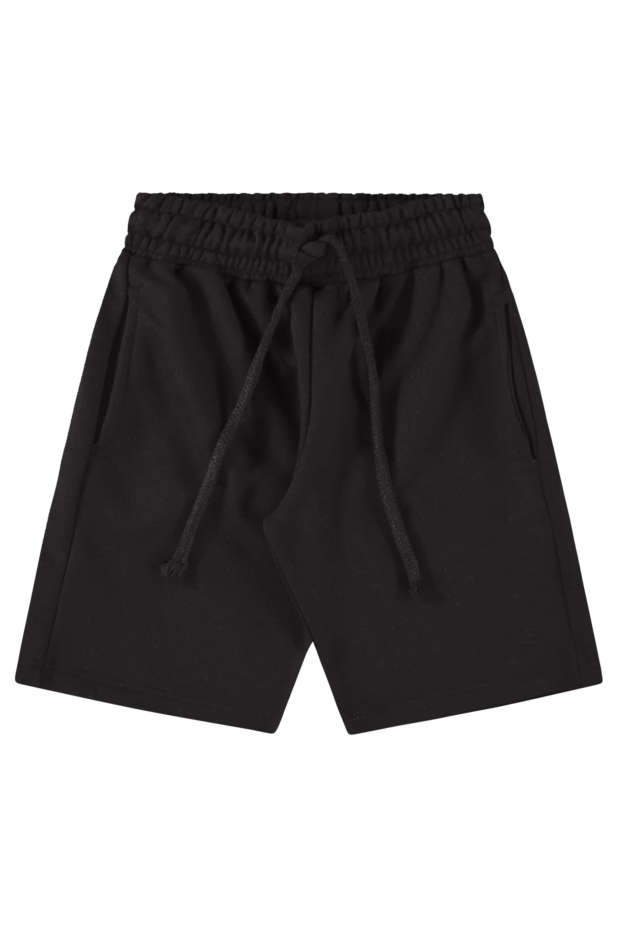 Bermuda Básica Infantil para Meninos (Preto) Up Baby