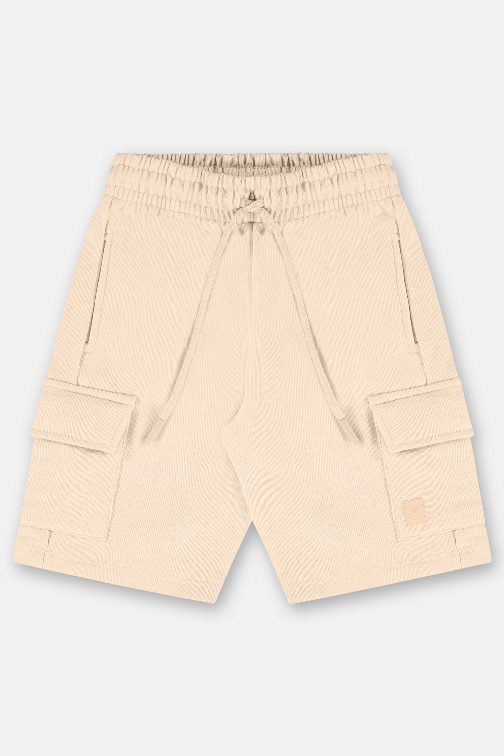Bermuda Infantil para Meninos em Moletom Linho (Bege) Up Baby - Imagem 3