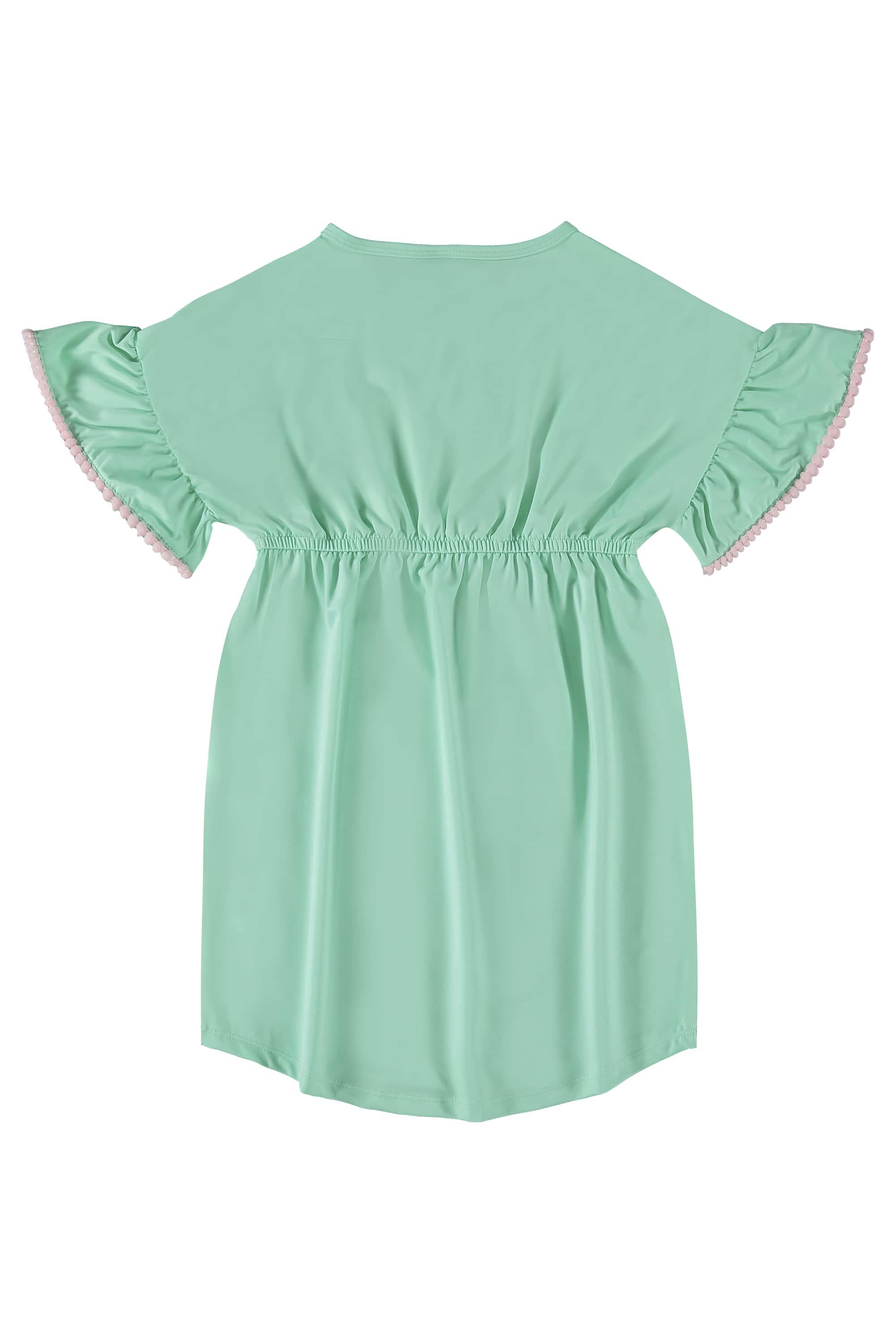 Saída de Praia Infantil em Poliéster FPS+50 (Verde) Up Baby - Imagem 36