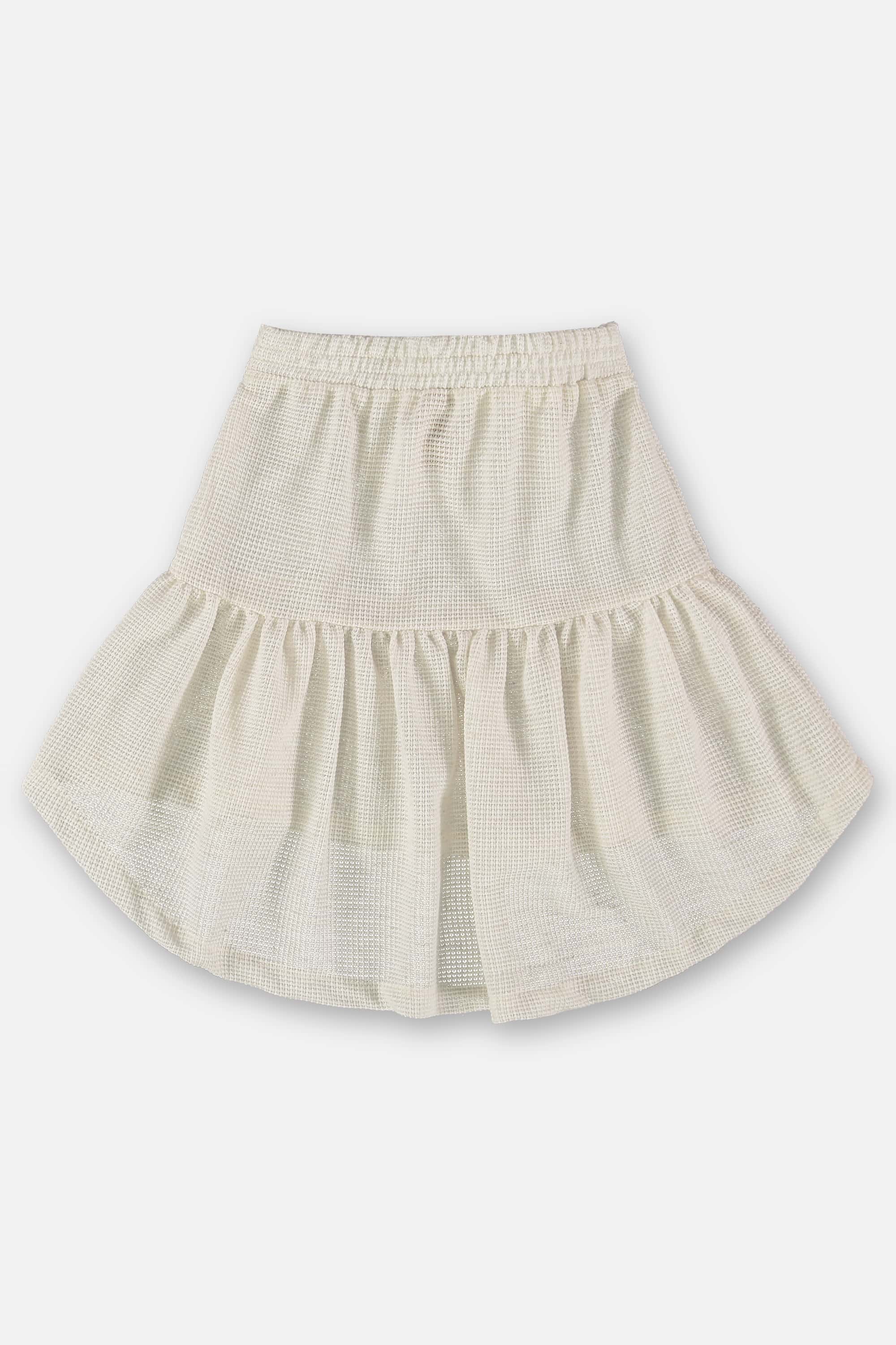 Saia Infantil em Tricot Linho (Bege) Up Baby - Imagem 11