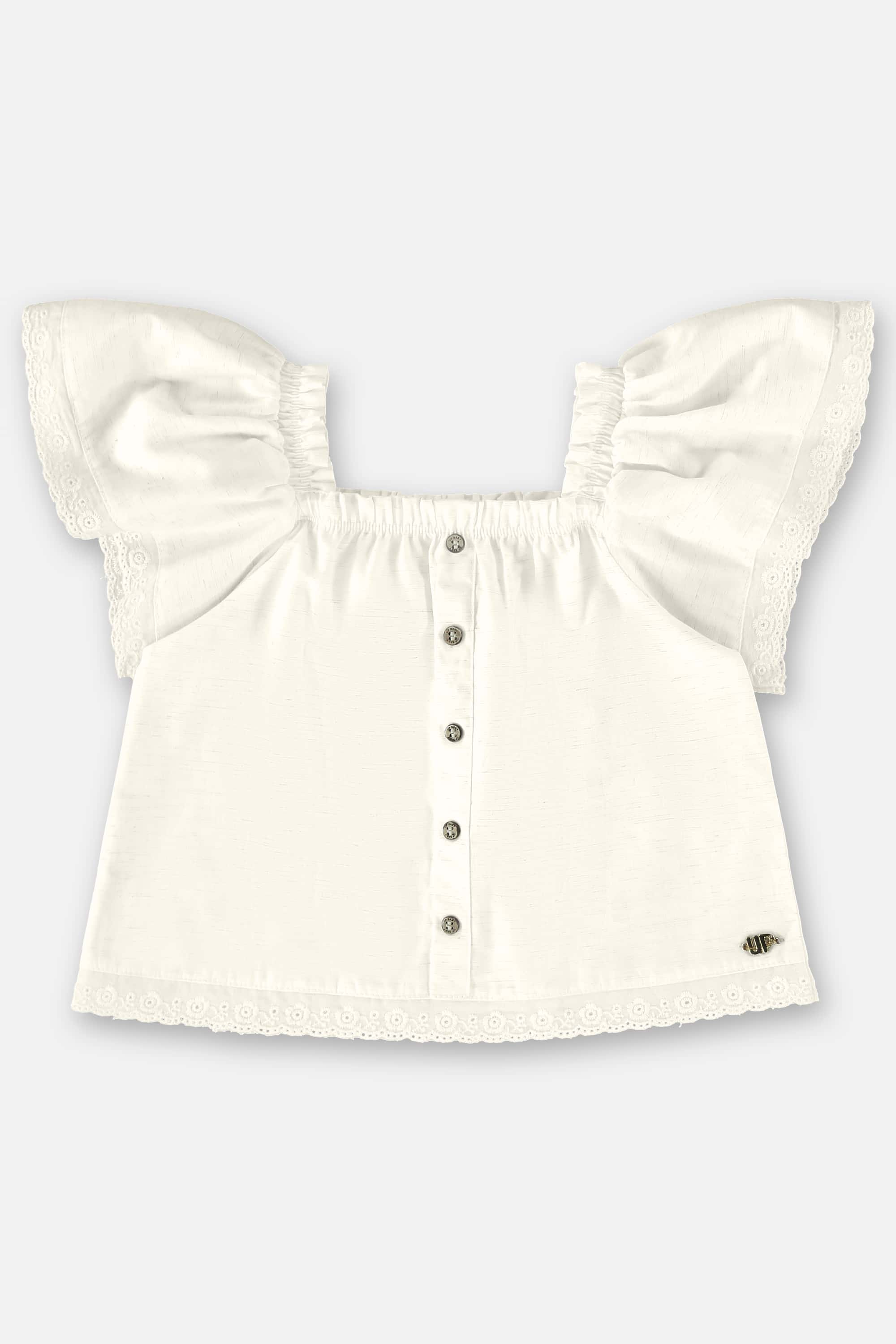 Conjunto Infantil com Blusa e Short para Menina (Bege) Up Baby - Imagem 24