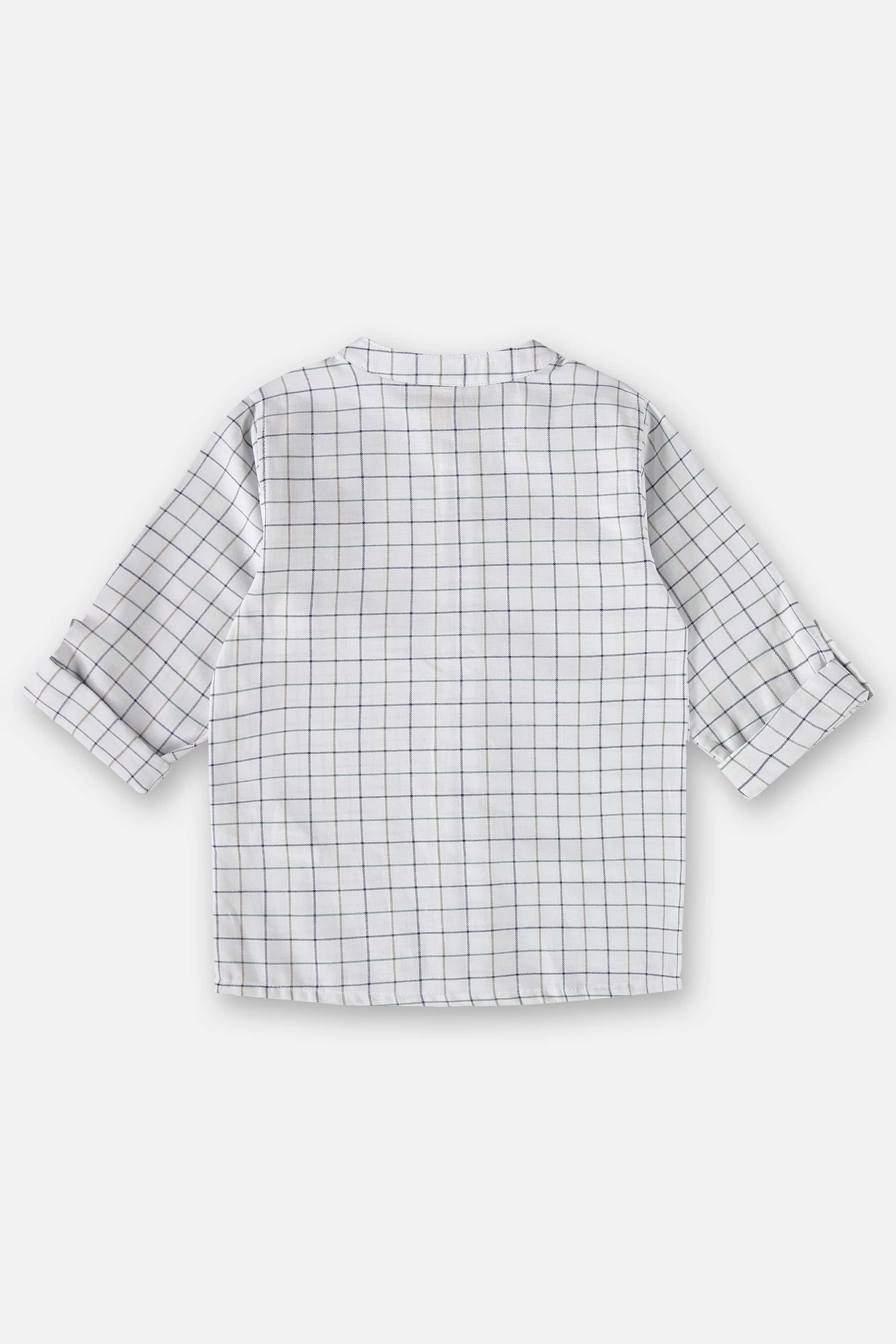 Conjunto Infantil para Menino com Camisa e Bermuda (Branco) Up Baby - Imagem 55