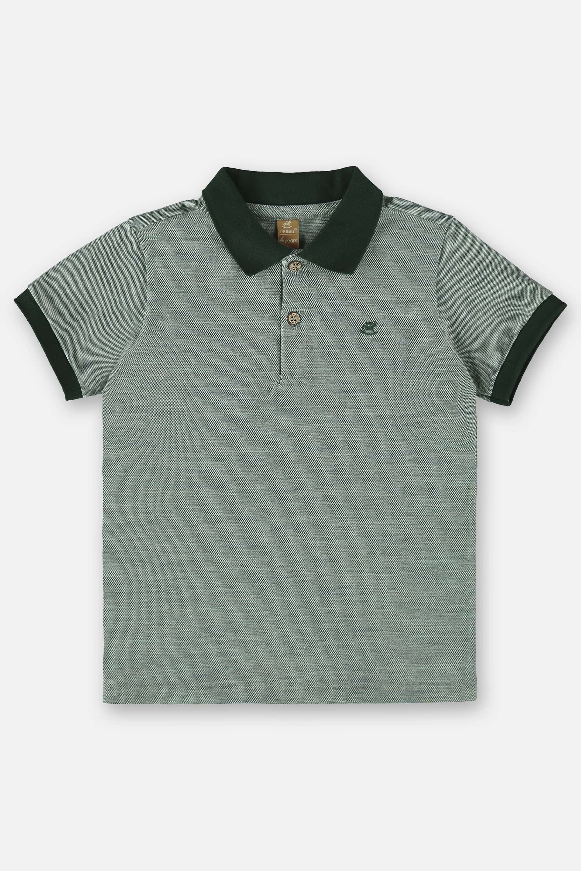 Camisa Polo Infantil para Menino em Piquet (Verde) Up Baby - Imagem 11