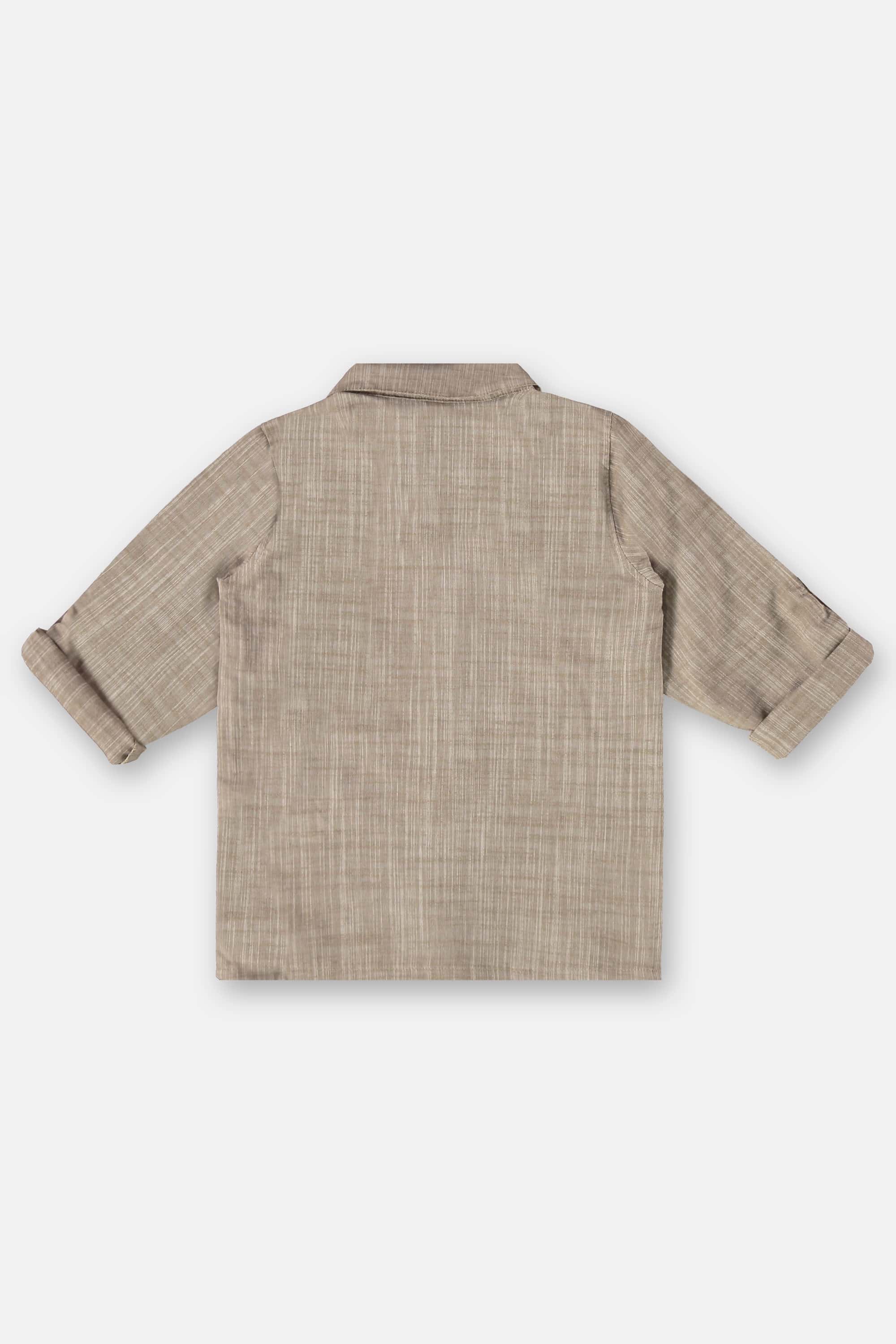 Conjunto Infantil para Menino com Camisa e Short (Marrom) Up Baby - Imagem 48