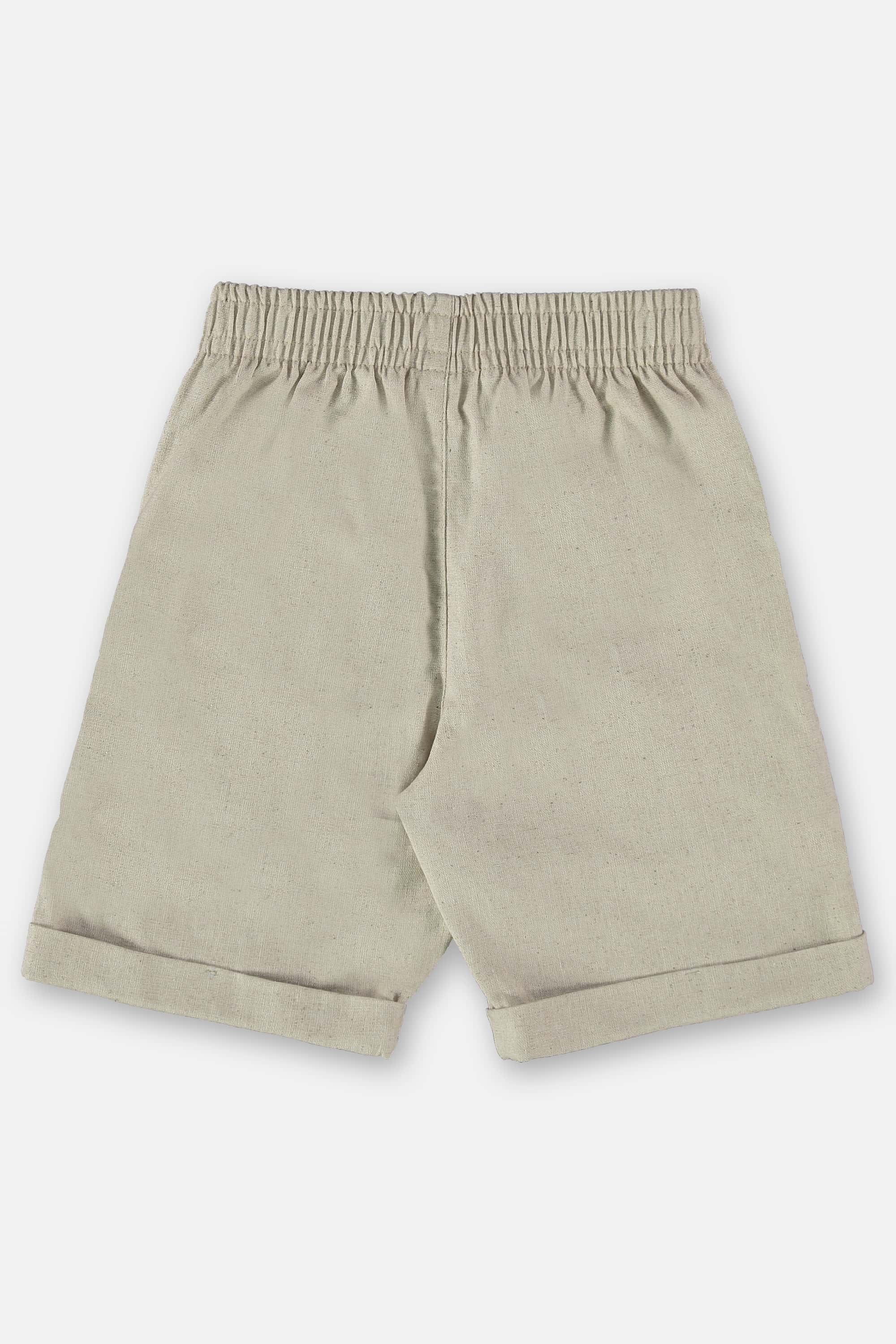 Conjunto Infantil para Menino com Camisa e Bermuda (Verde) Up Baby - Imagem 42