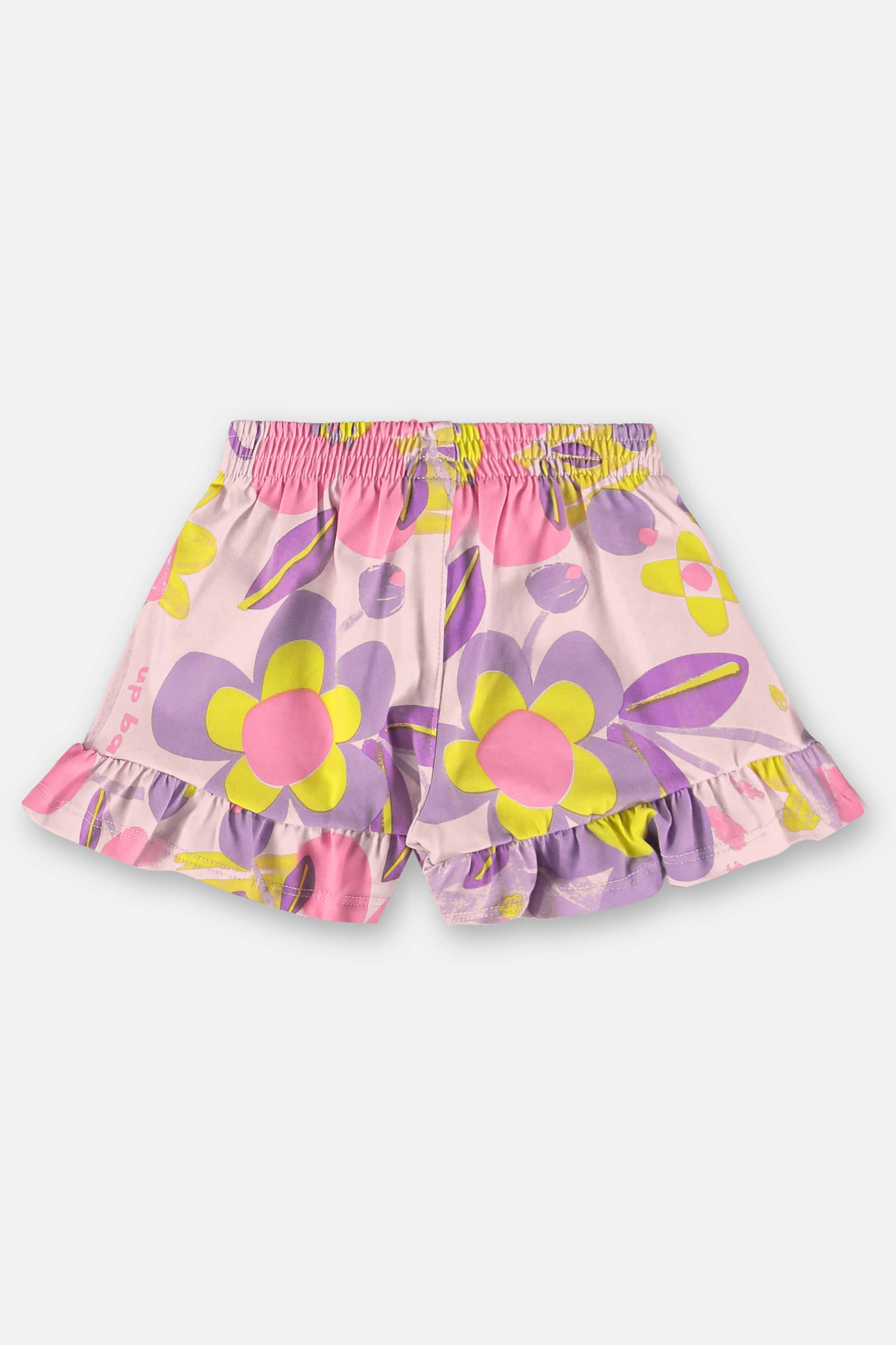 Conjunto para Bebê Menina com Blusa e Short (Lilás) Up Baby - Imagem 6