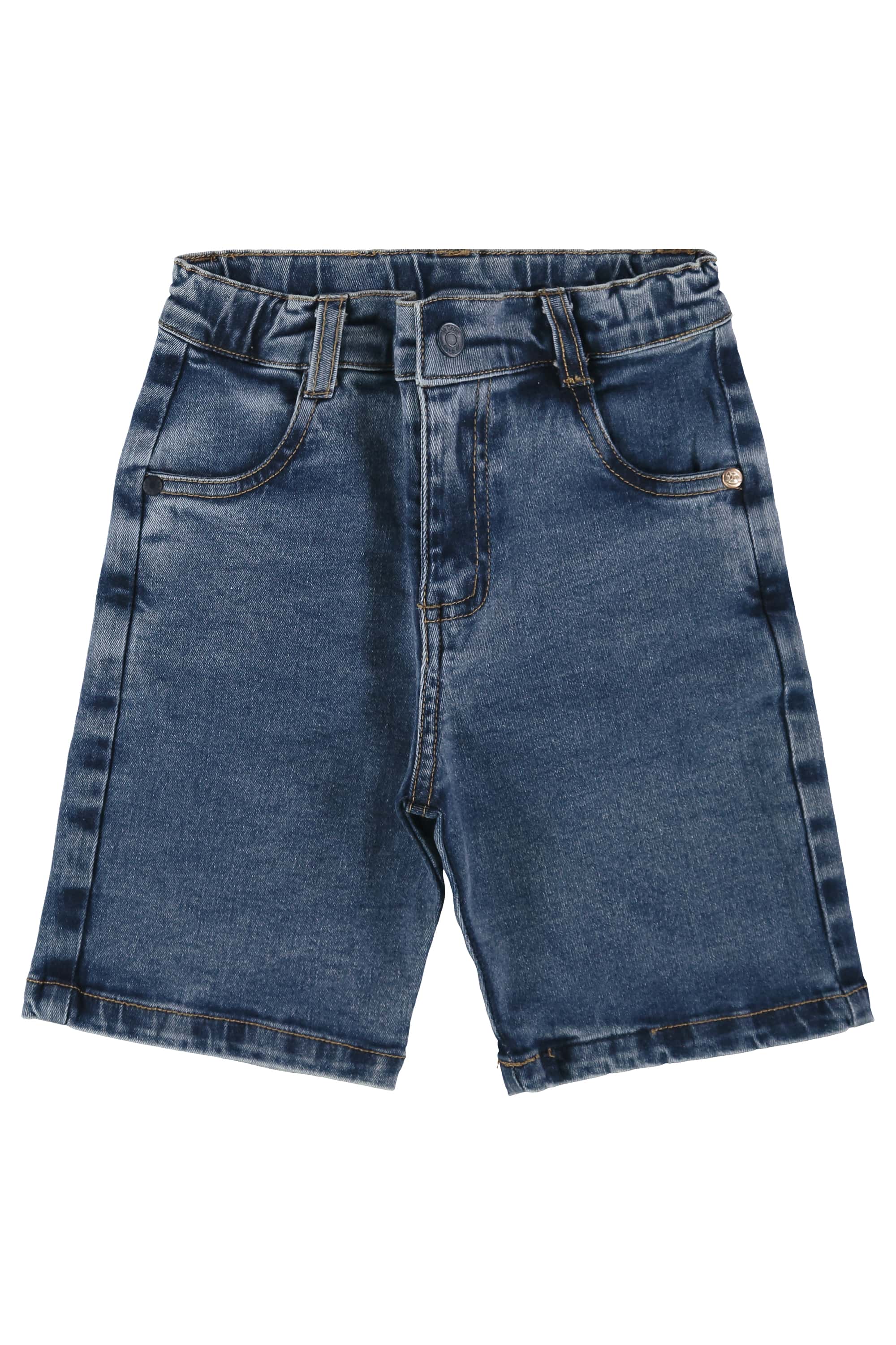 Bermuda Infantil Menino em Jeans com Elastano (Azul) Up Baby - Imagem 2