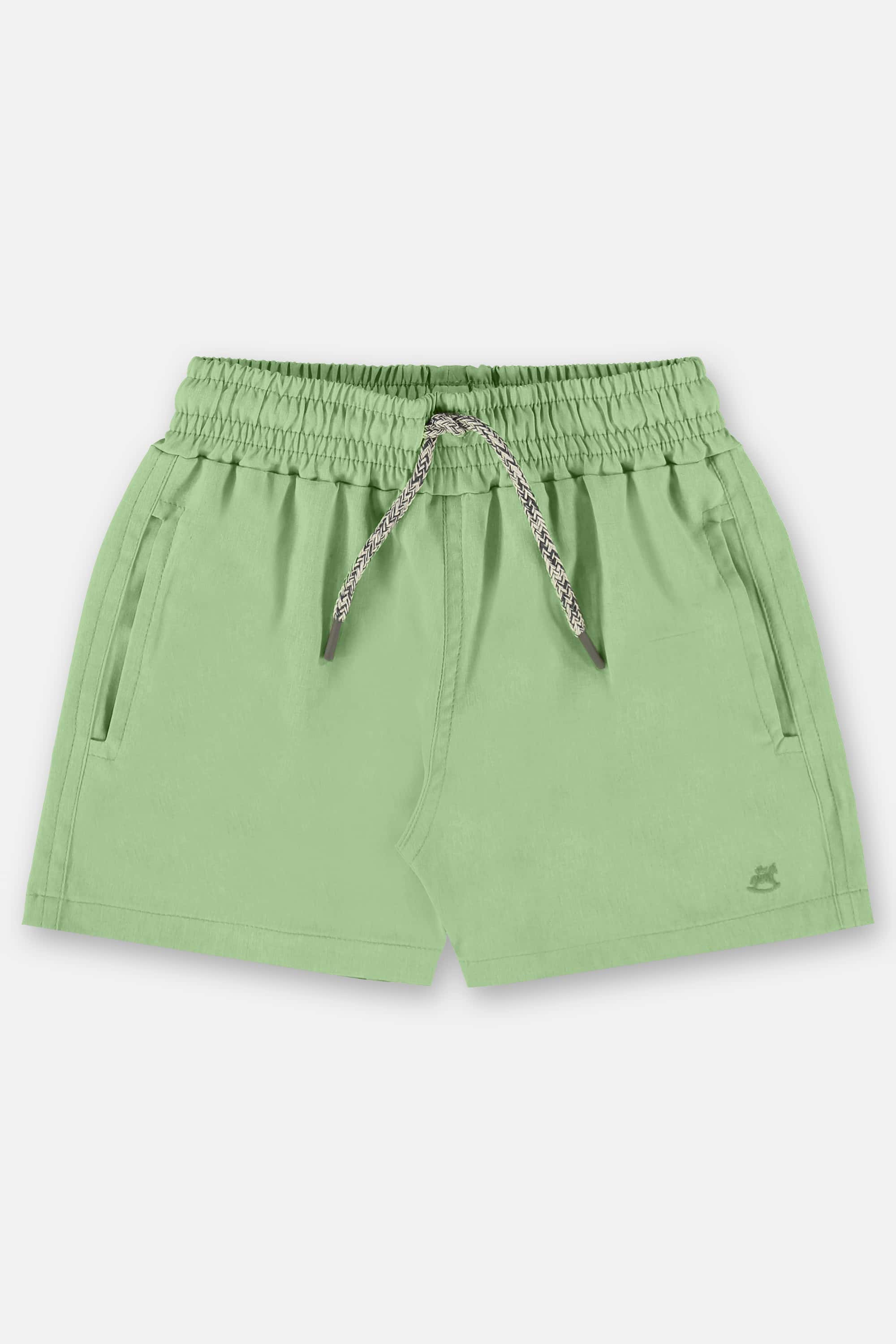Short Infantil Básico para Menino em Poliéster (Verde) Up Baby