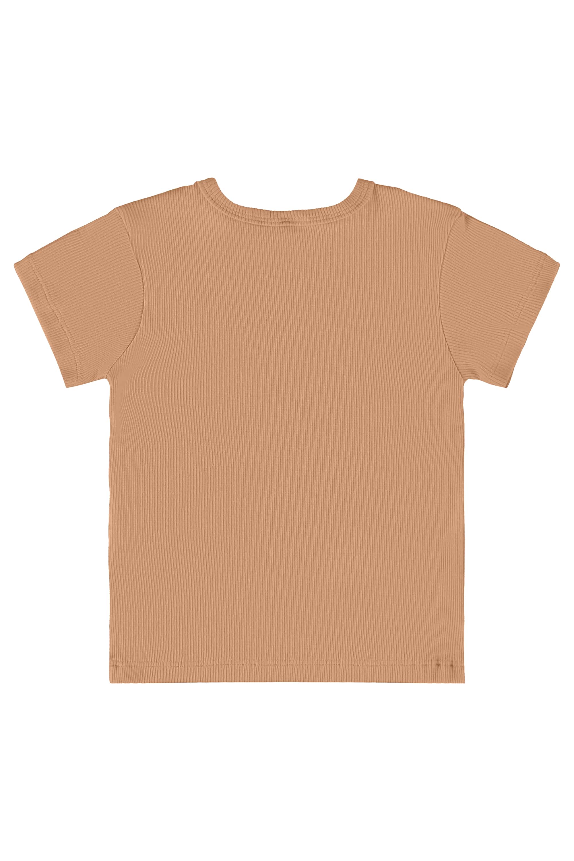 Blusa Infantil Nature em Ribana Canelada (Marrom) Up Baby - Imagem 12