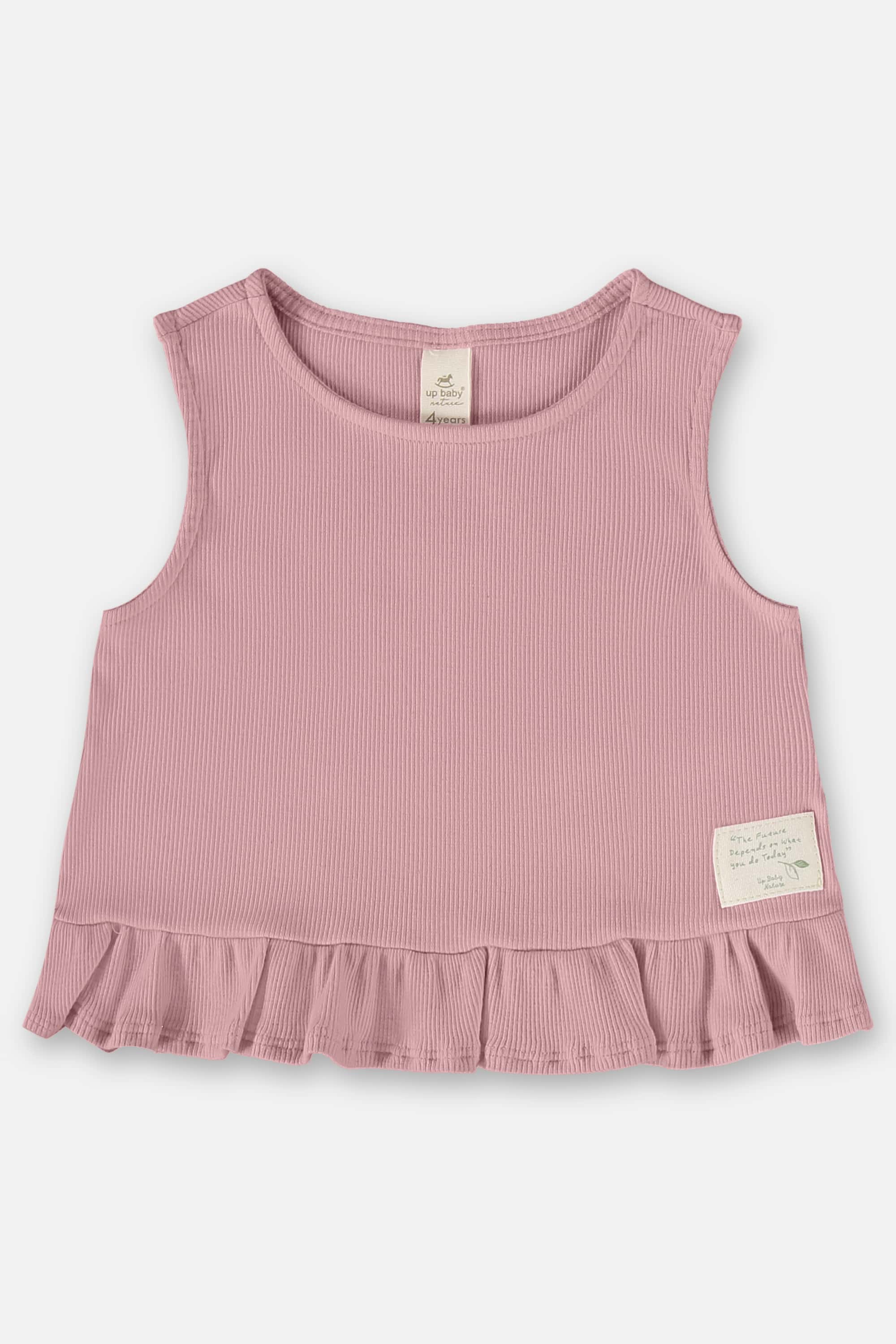 Conjunto Infantil para Menina com Blusa e Calça Nature (Rosa) Up Baby - Imagem 26