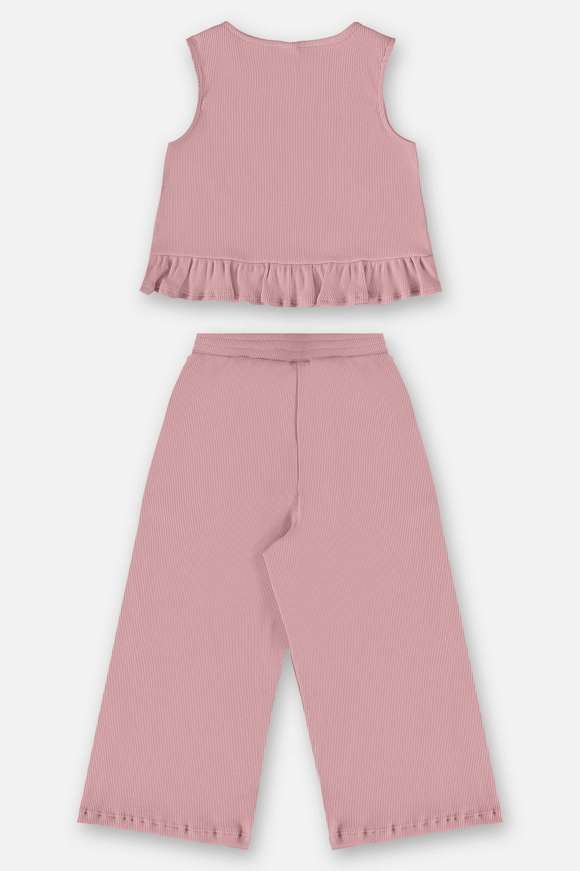 Conjunto Infantil para Menina com Blusa e Calça Nature (Rosa) Up Baby - Imagem 4