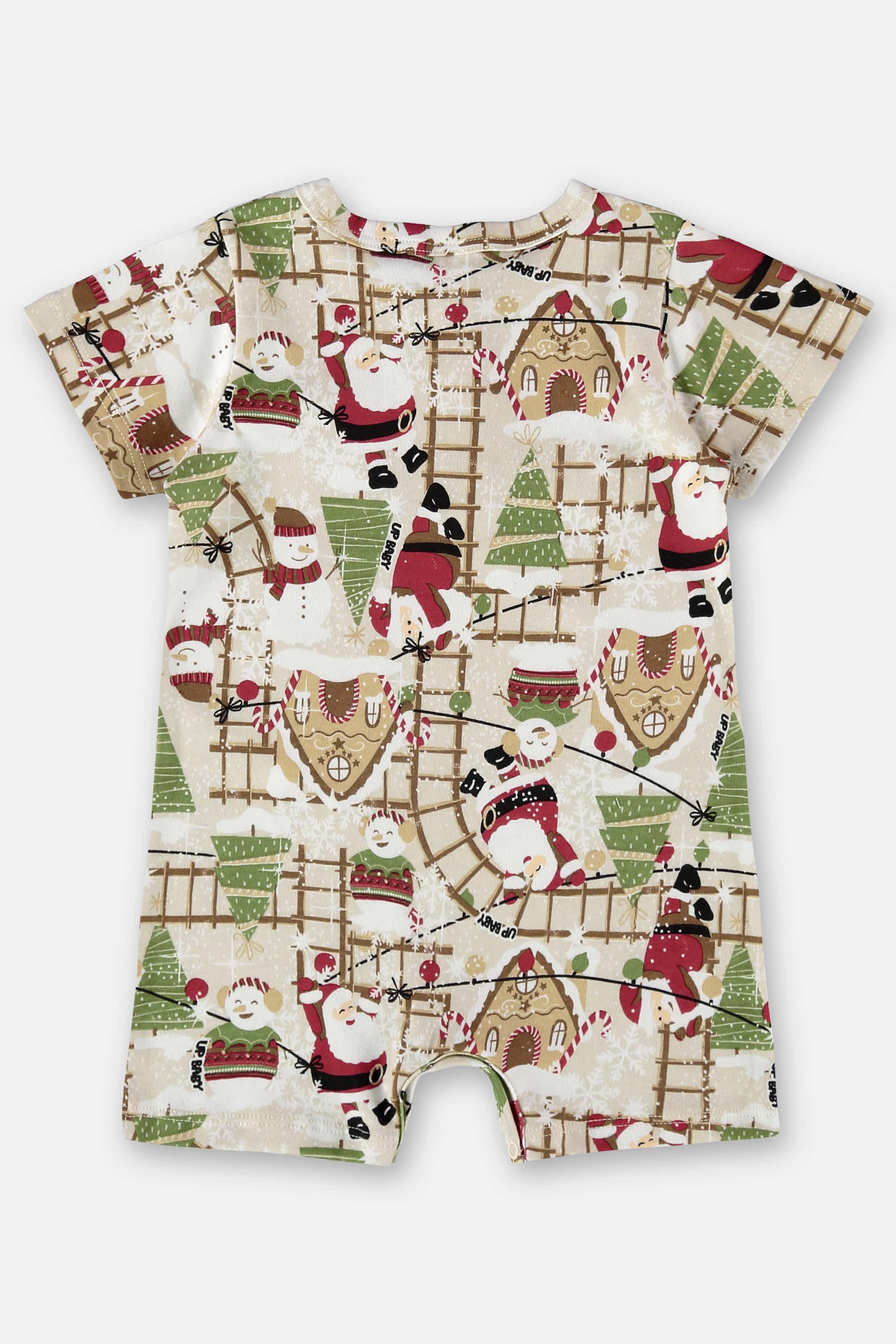 Macaquinho Unissex para Bebê em Suedine Comfy (Bege) Up Baby - Imagem 15