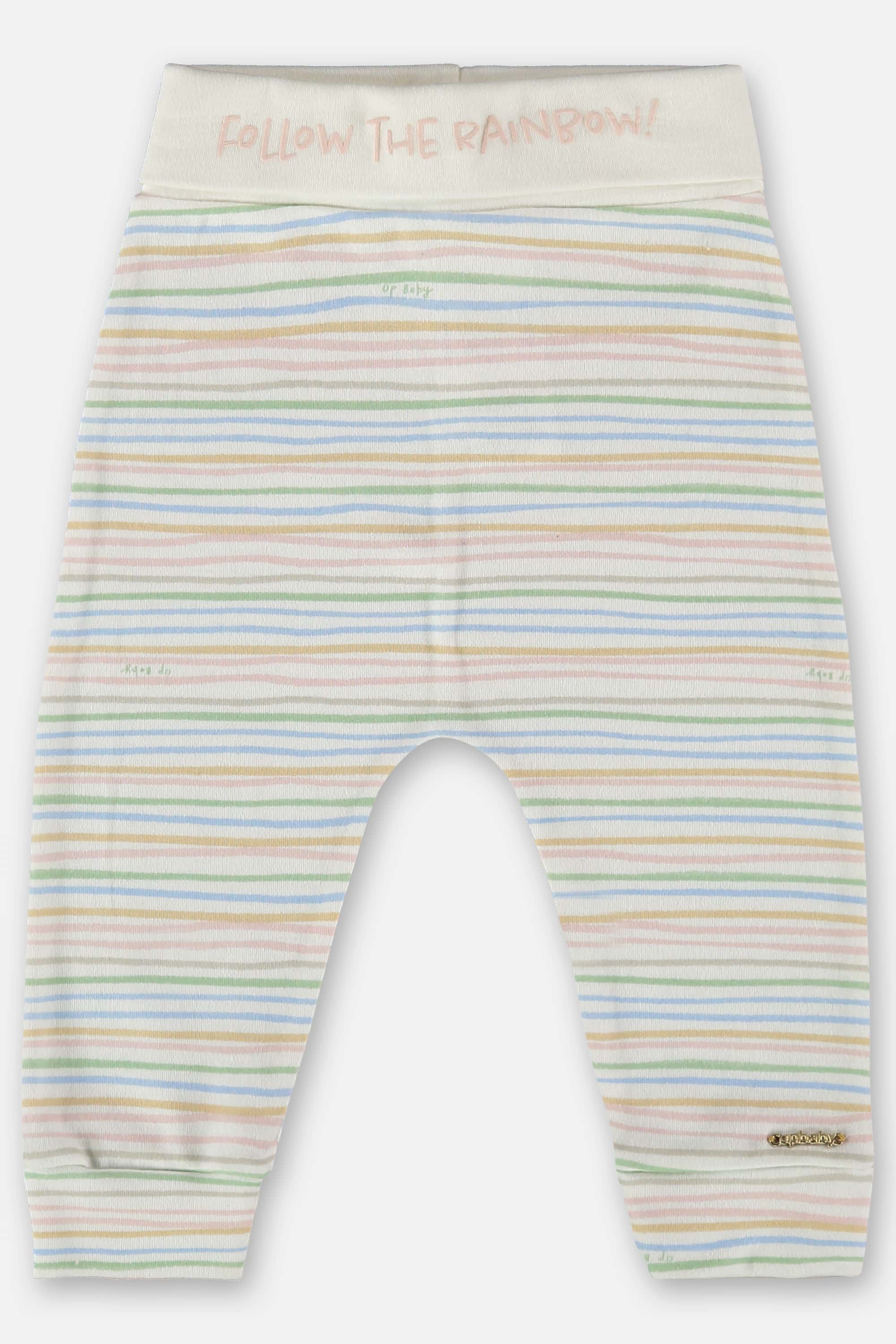 Calça Comfy para Bebê Menina em Suedine (Bege) Up Baby