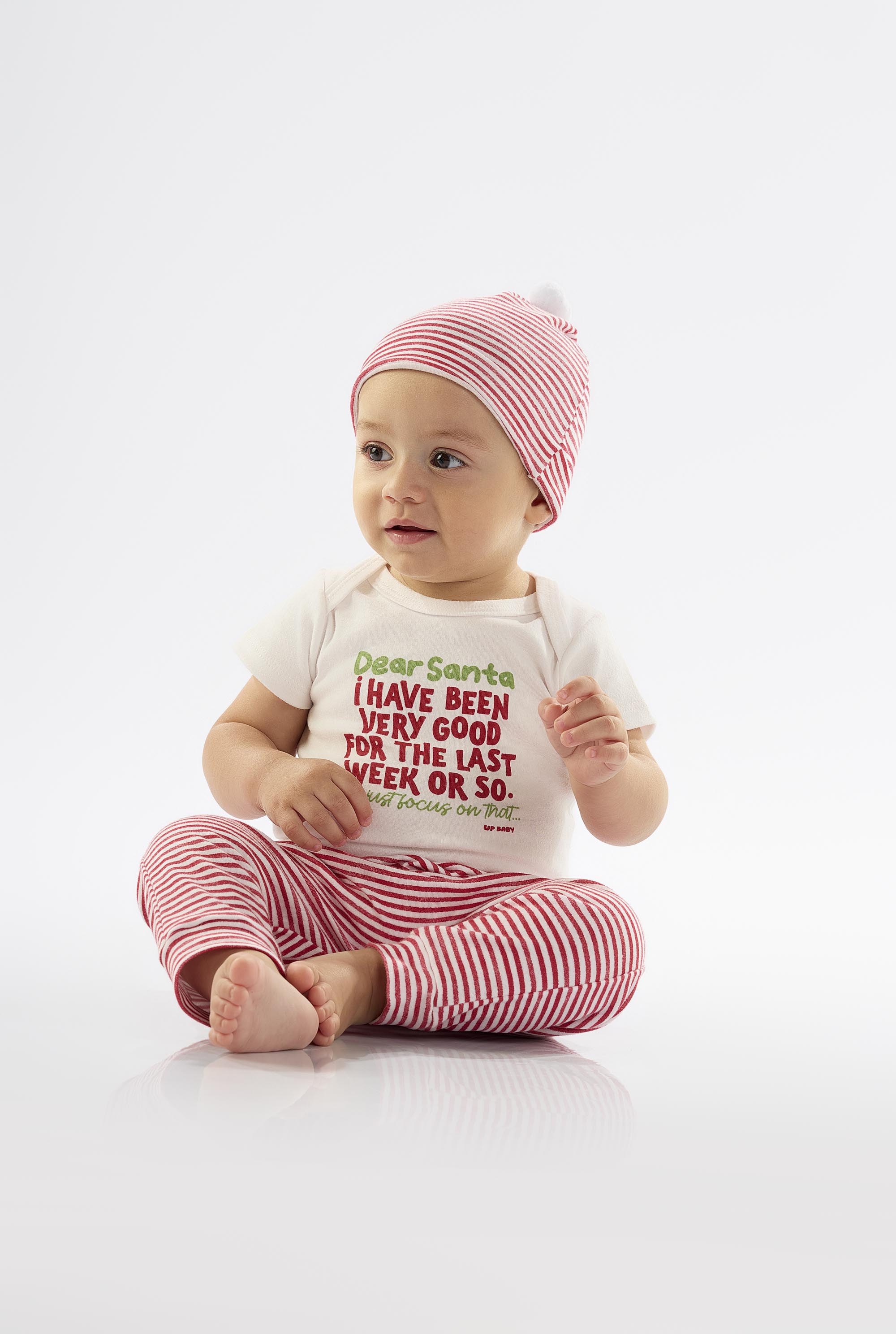 Kit Natalino Unissex para Bebê em Suedine (Branco) Up Baby - Imagem 41