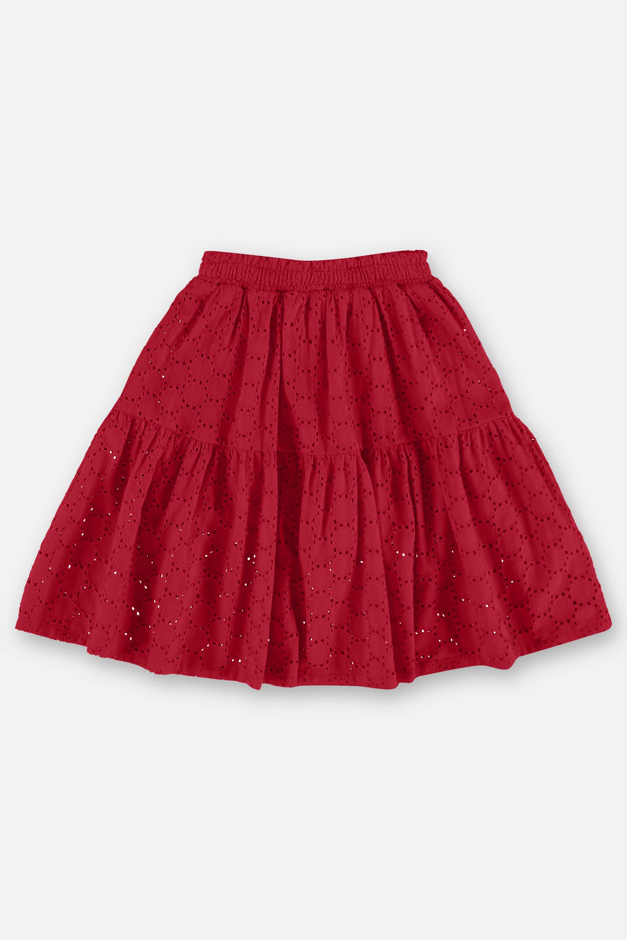 Conjunto Infantil para Menina com Blusa e Saia (Vermelho) Up Baby - Imagem 49