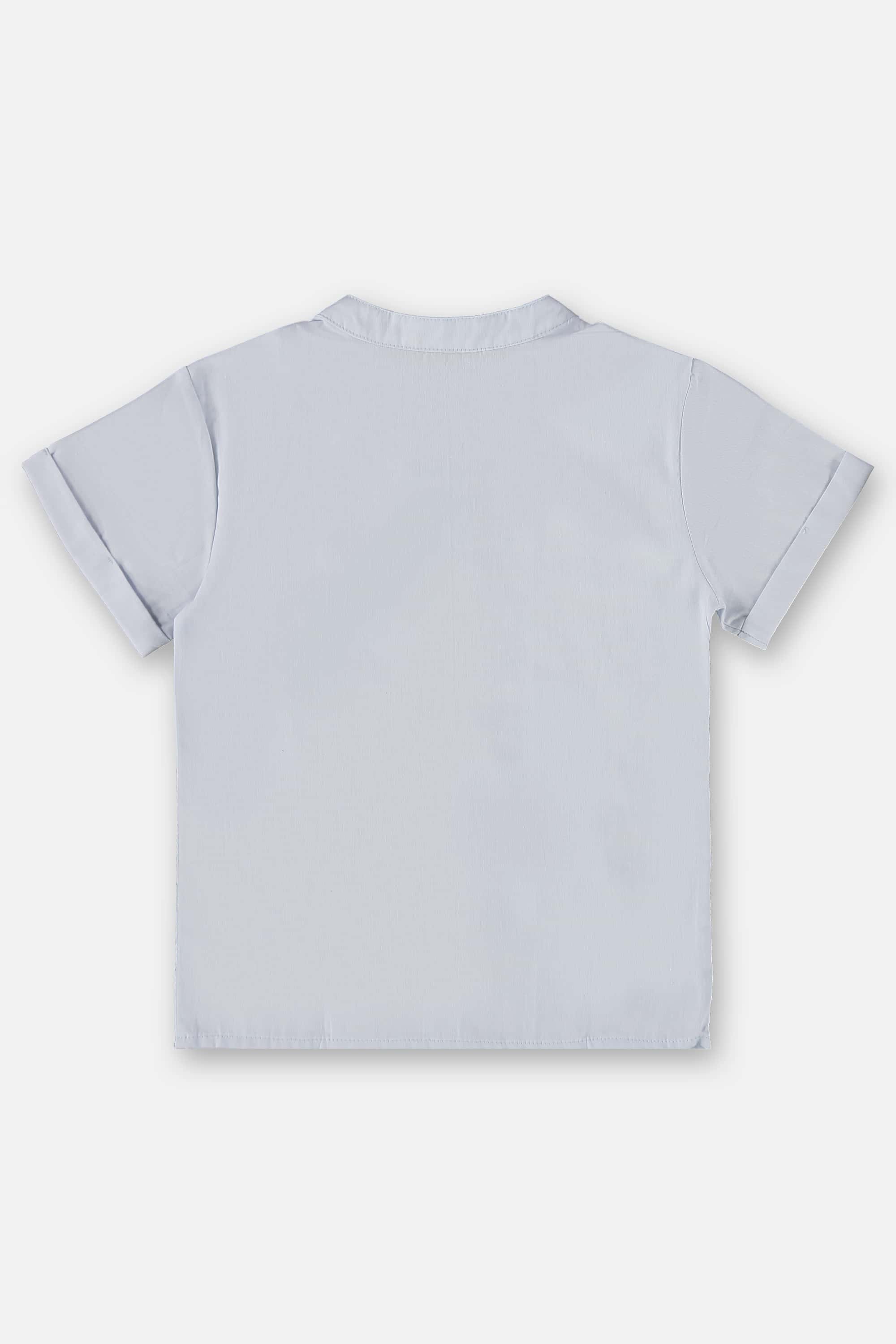 Conjunto Infantil para Menino com Bata e Bermuda (Azul) Up Baby - Imagem 6