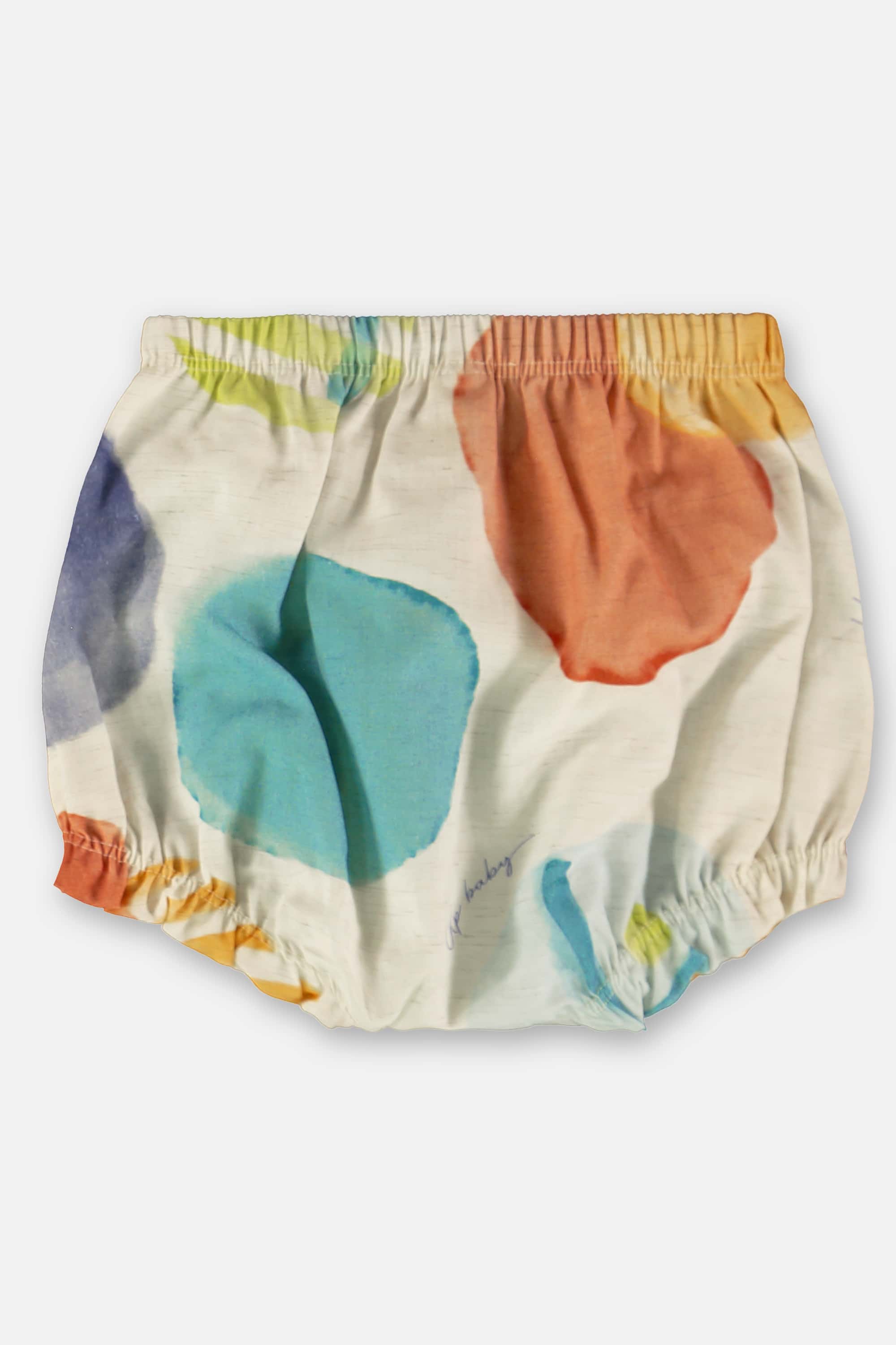 Conjunto para Bebê Menina com Bata e Calcinha (Bege) Up Baby - Imagem 7