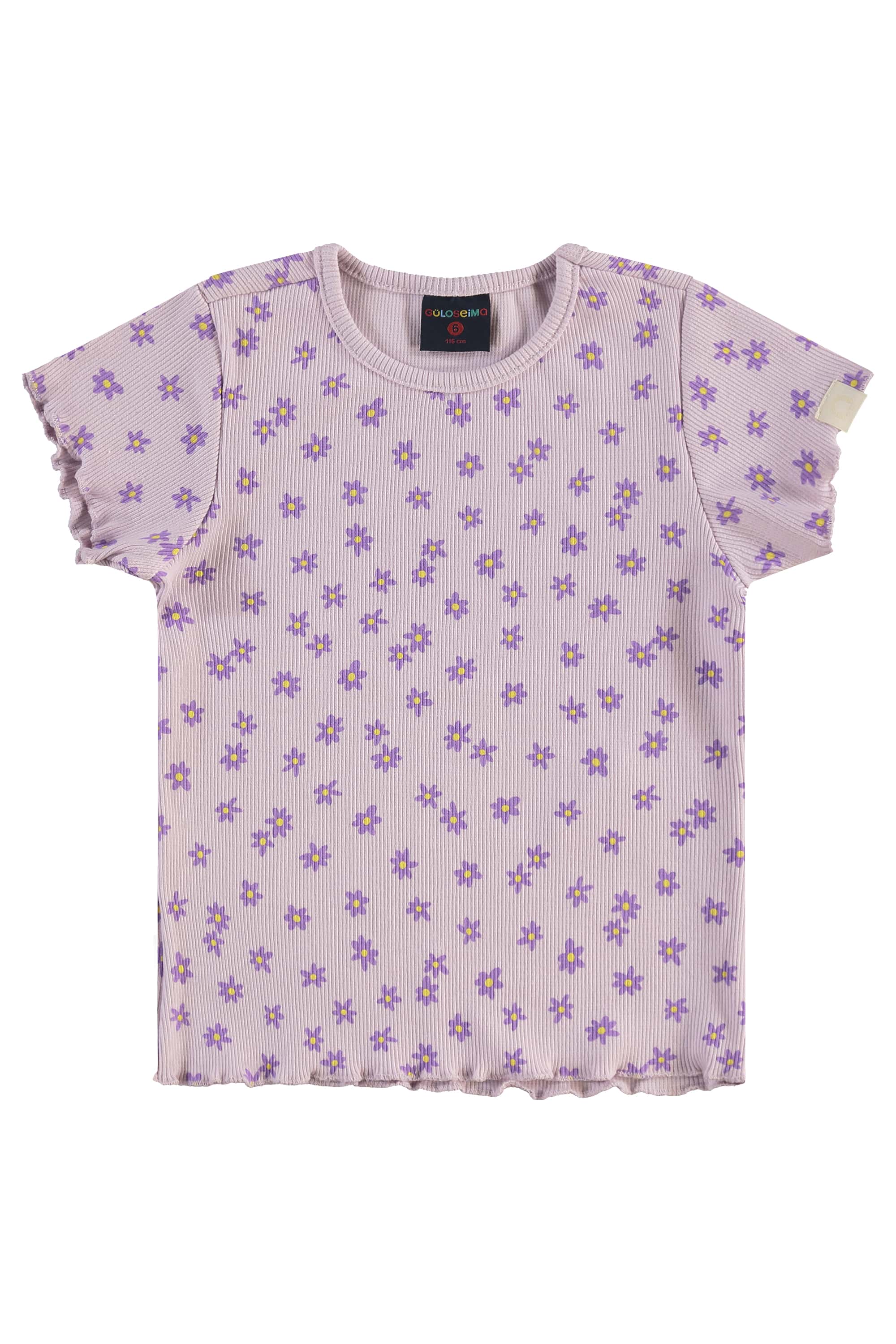 Blusa Infantil em Ribana Estampada (Roxo) Guloseima - Imagem 3