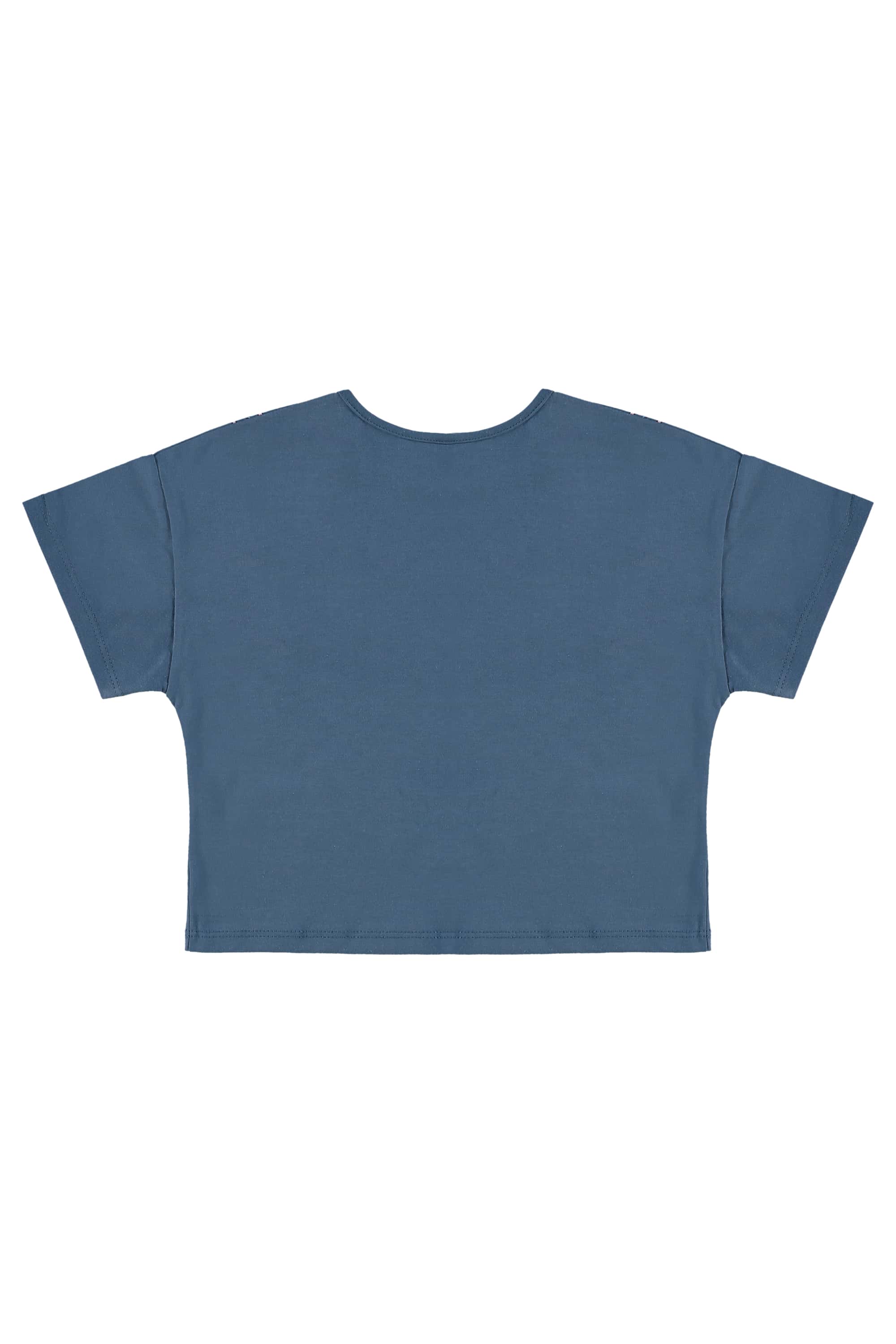 Conjunto Infantil para Menina com Blusa e Shorts (Azul) Guloseima - Imagem 47
