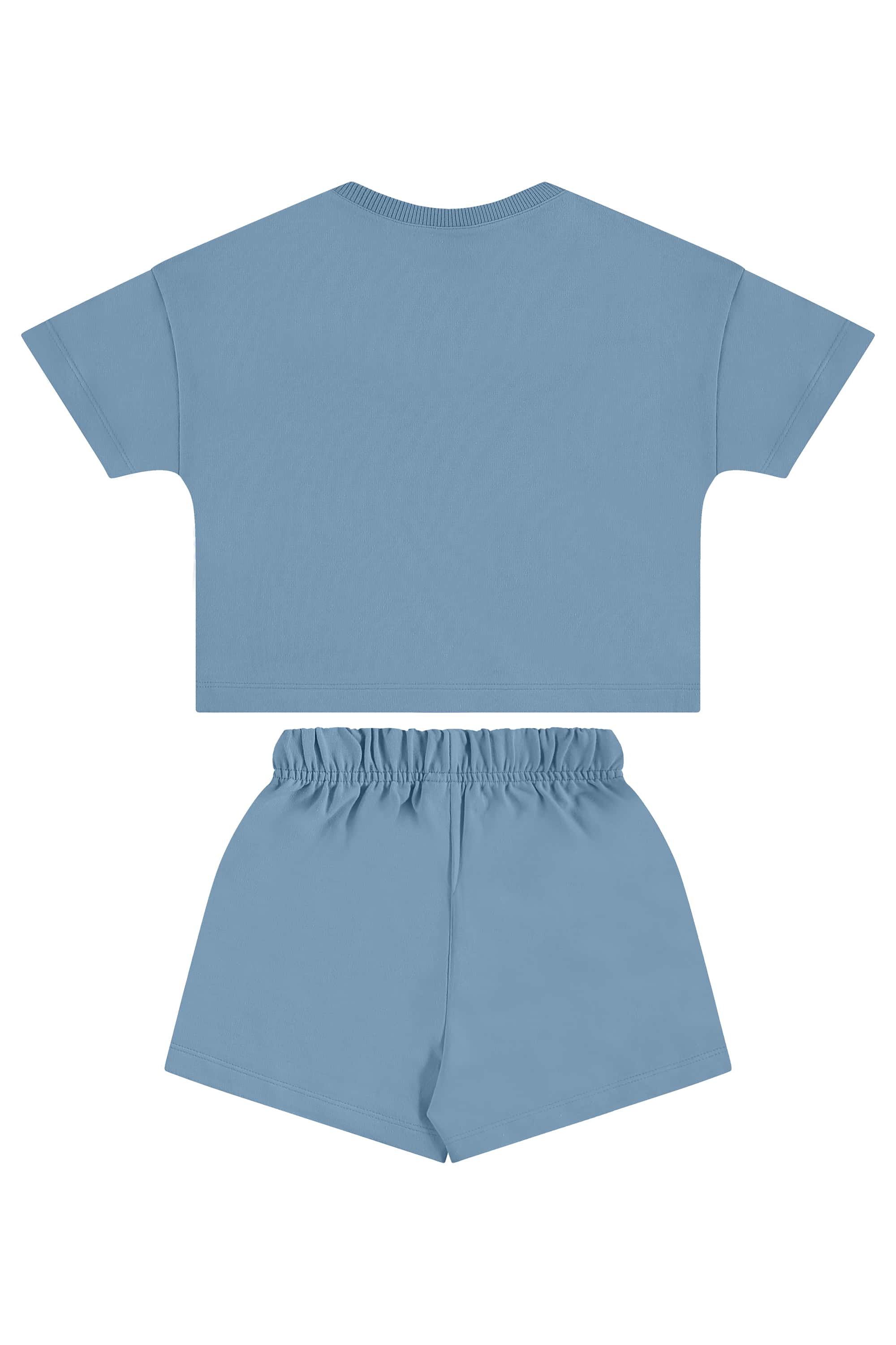 Conjunto Infantil para Menina em Moletinho (Azul) Guloseima - Imagem 39
