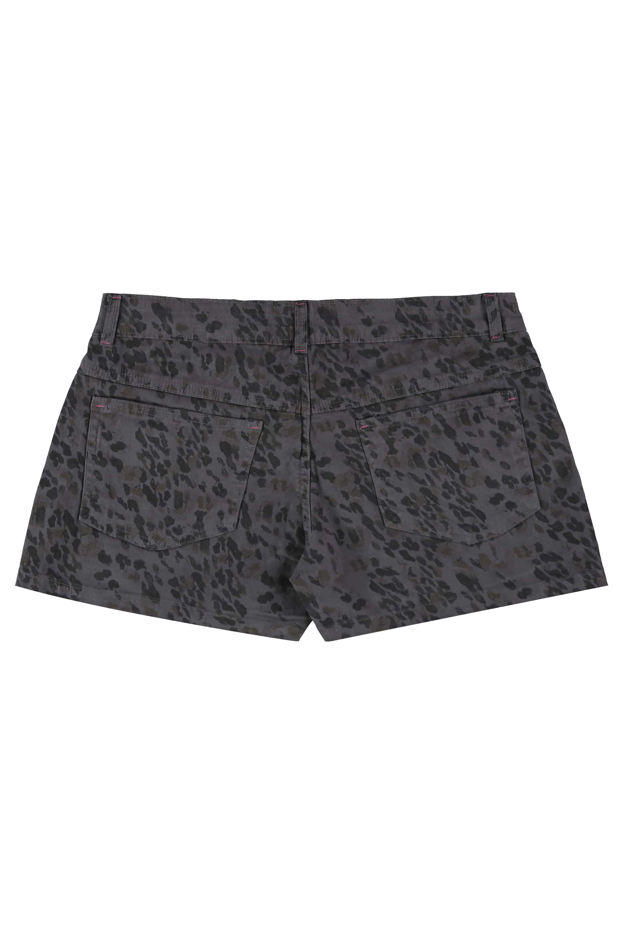 Shorts Infantil em Sarja Estampado (Cinza Escuro) Gloss - Imagem 2