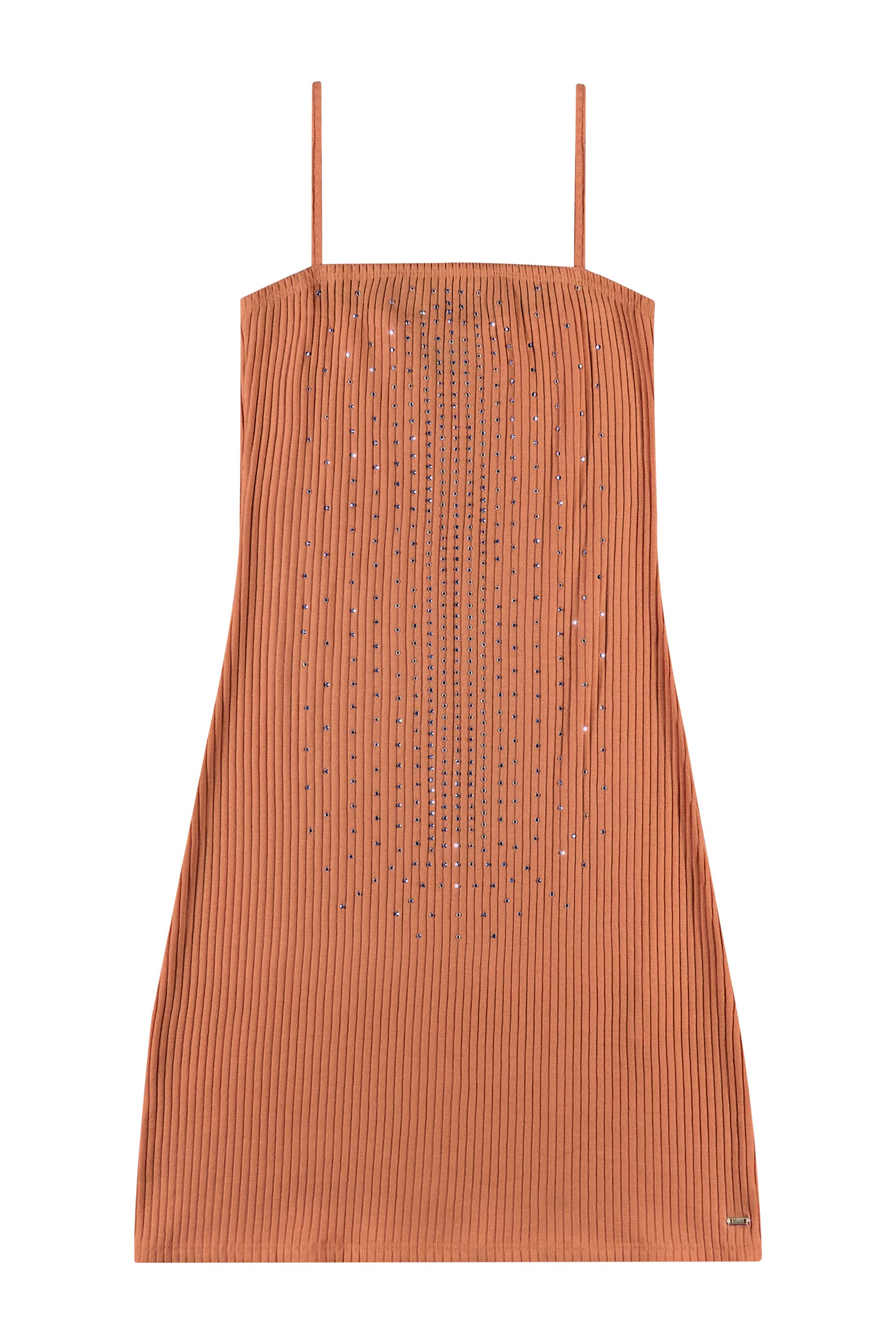 Vestido Juvenil com Strass (Laranja) Gloss - Imagem 2