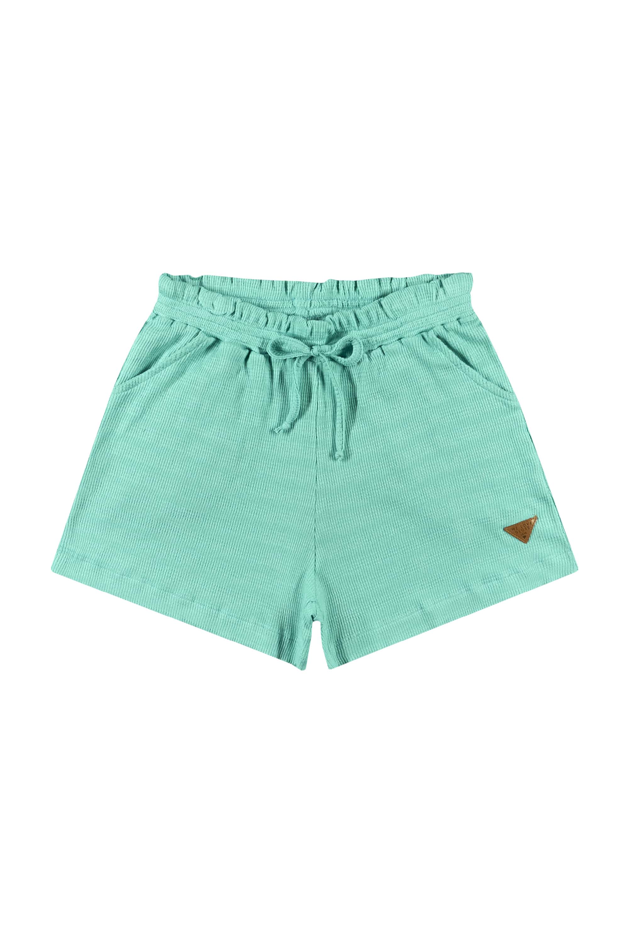 Conjunto Juvenil com Top Cropped e Short (Azul) Gloss - Imagem 4