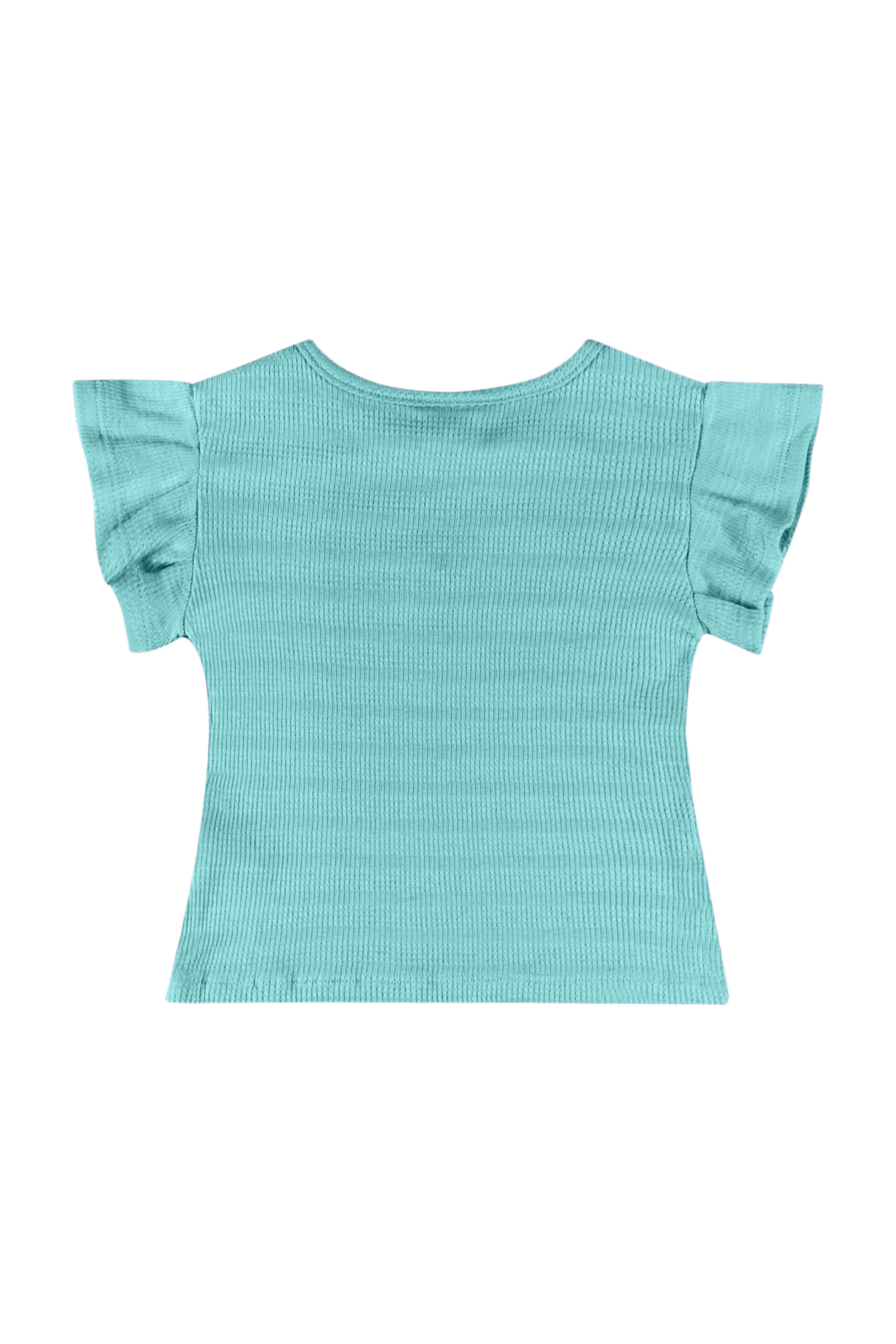 Blusa Básica Infantil para Menina (Azul) Quimby - Imagem 3