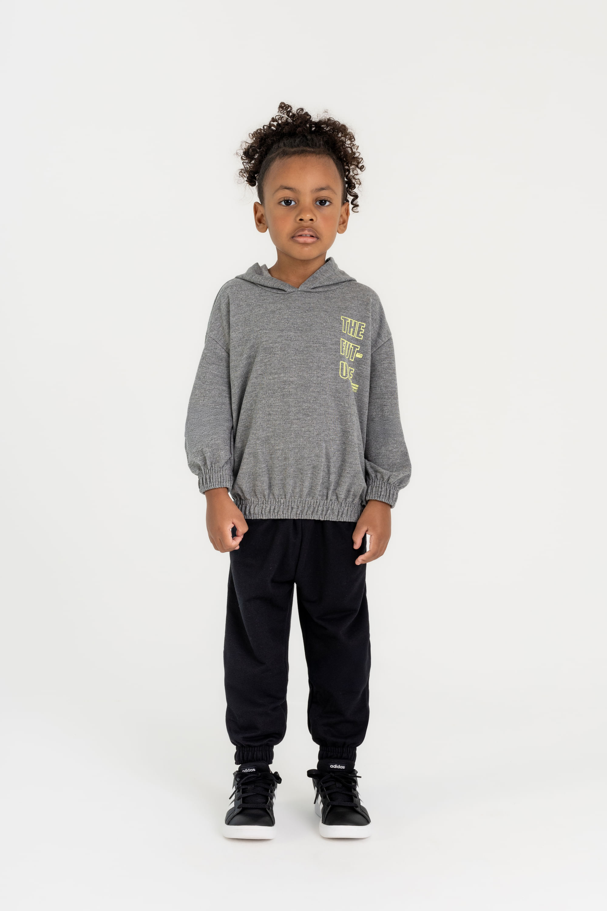 Conjunto Blusão e Calça Infantil para Menino (Cinza) Guloseima - Imagem 33