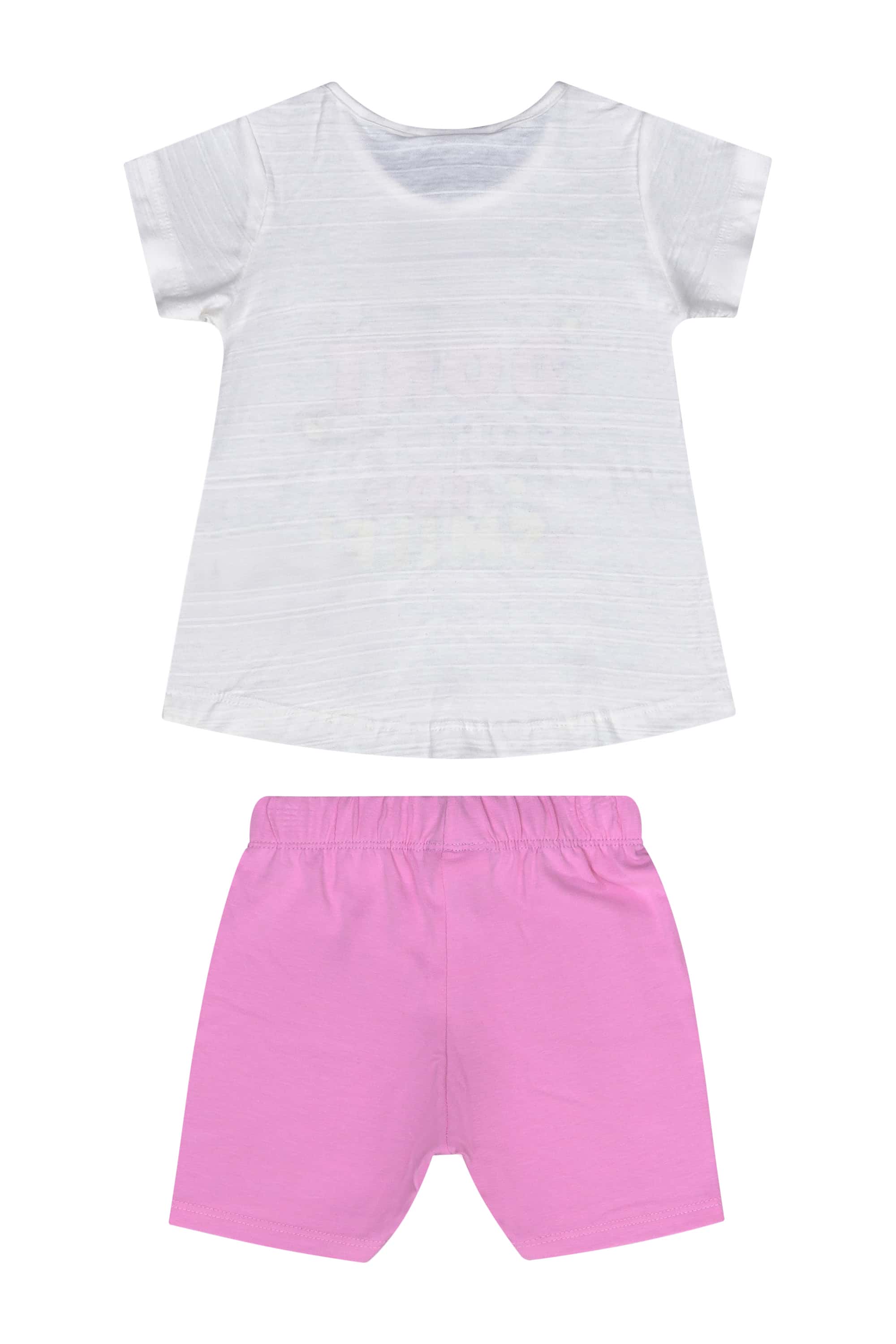 Conjunto Infantil para Menina com Blusa e Ciclista (Off White) Guloseima - Imagem 18