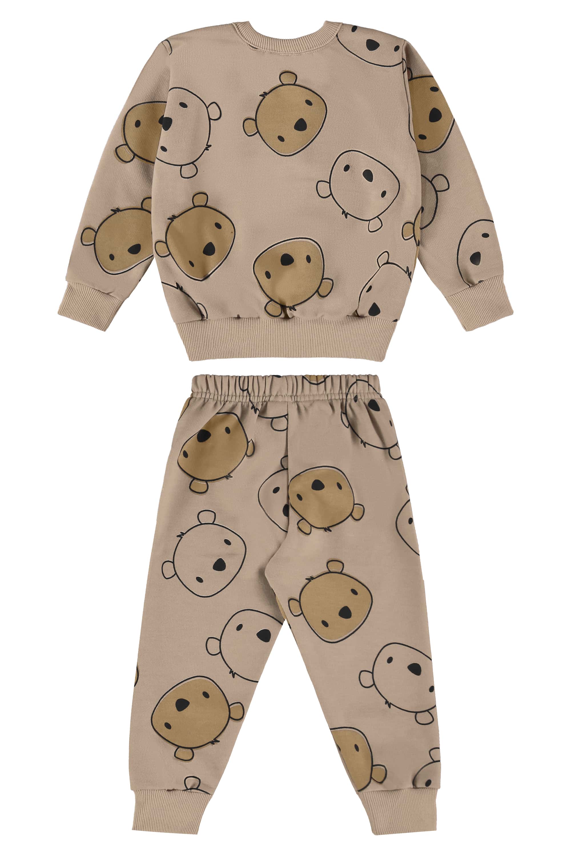 Conjunto Infantil Feminina com Blusão e Calça (Marrom) Bee Loop - Imagem 5
