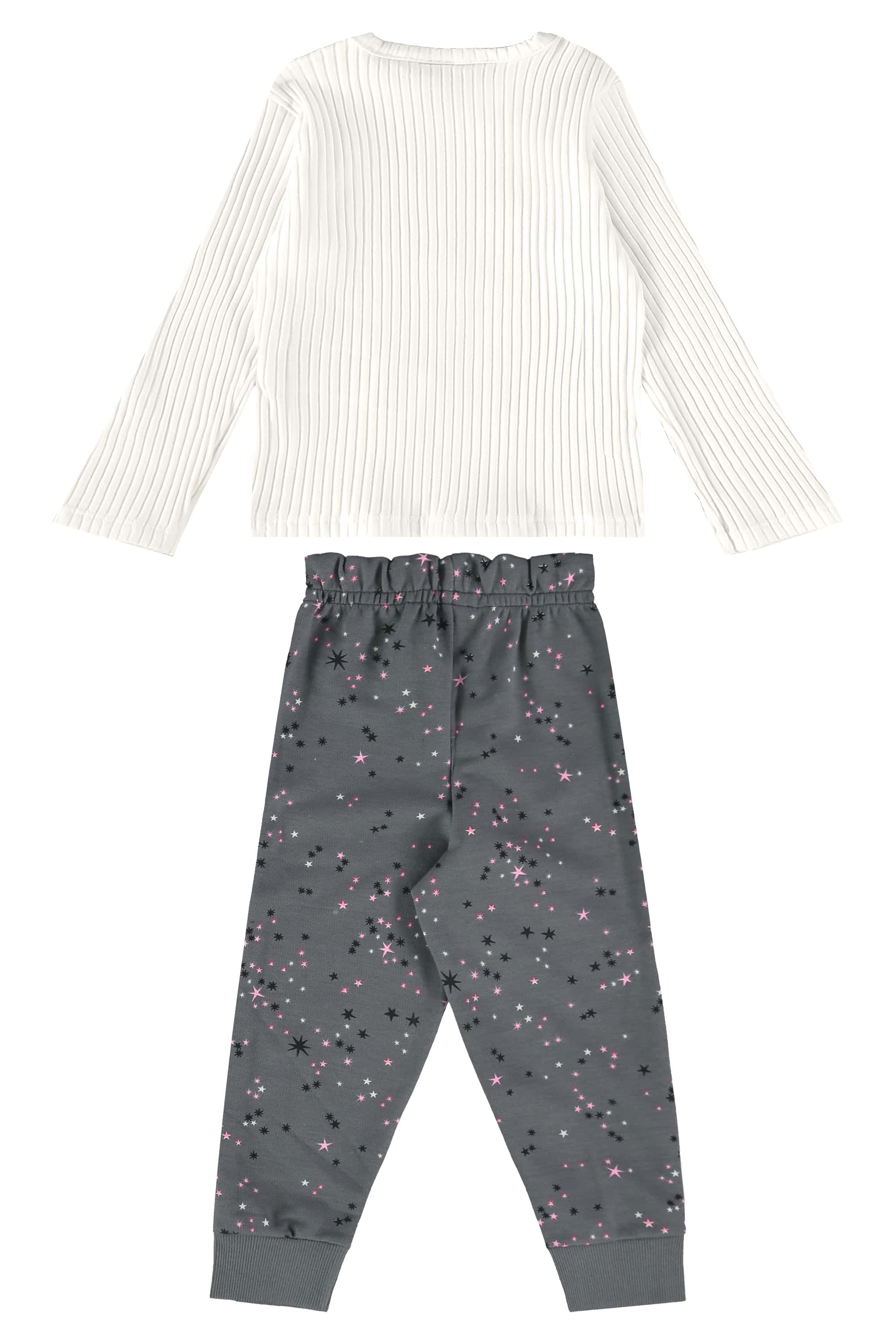 Conjunto Infantil Femininas com Blusa e Calça (Branco) Bee Loop - Imagem 33